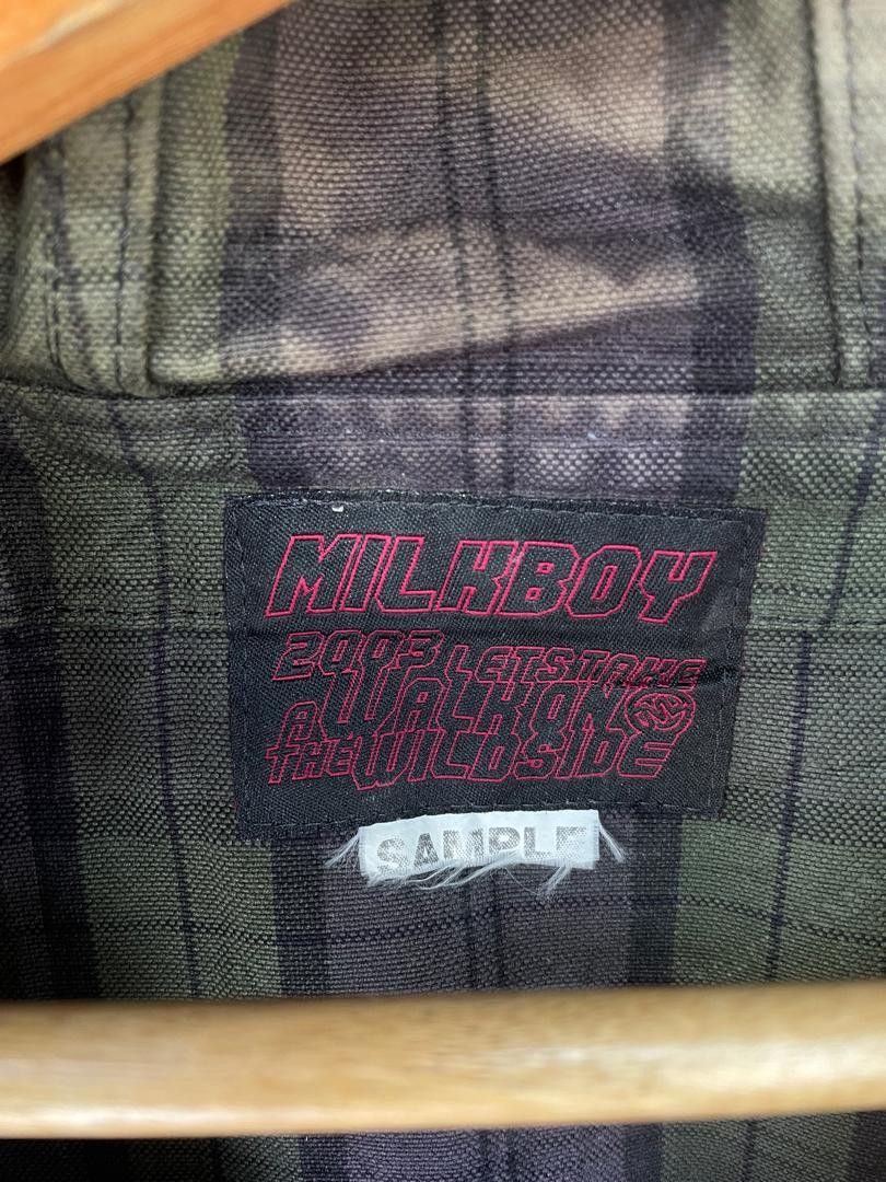 Japanese Brand VTG 2003 Milkboy Japan Designer Sample Product Zipper Jacket Size US L / EU 52-54 / 3 - 4 Thumbnail