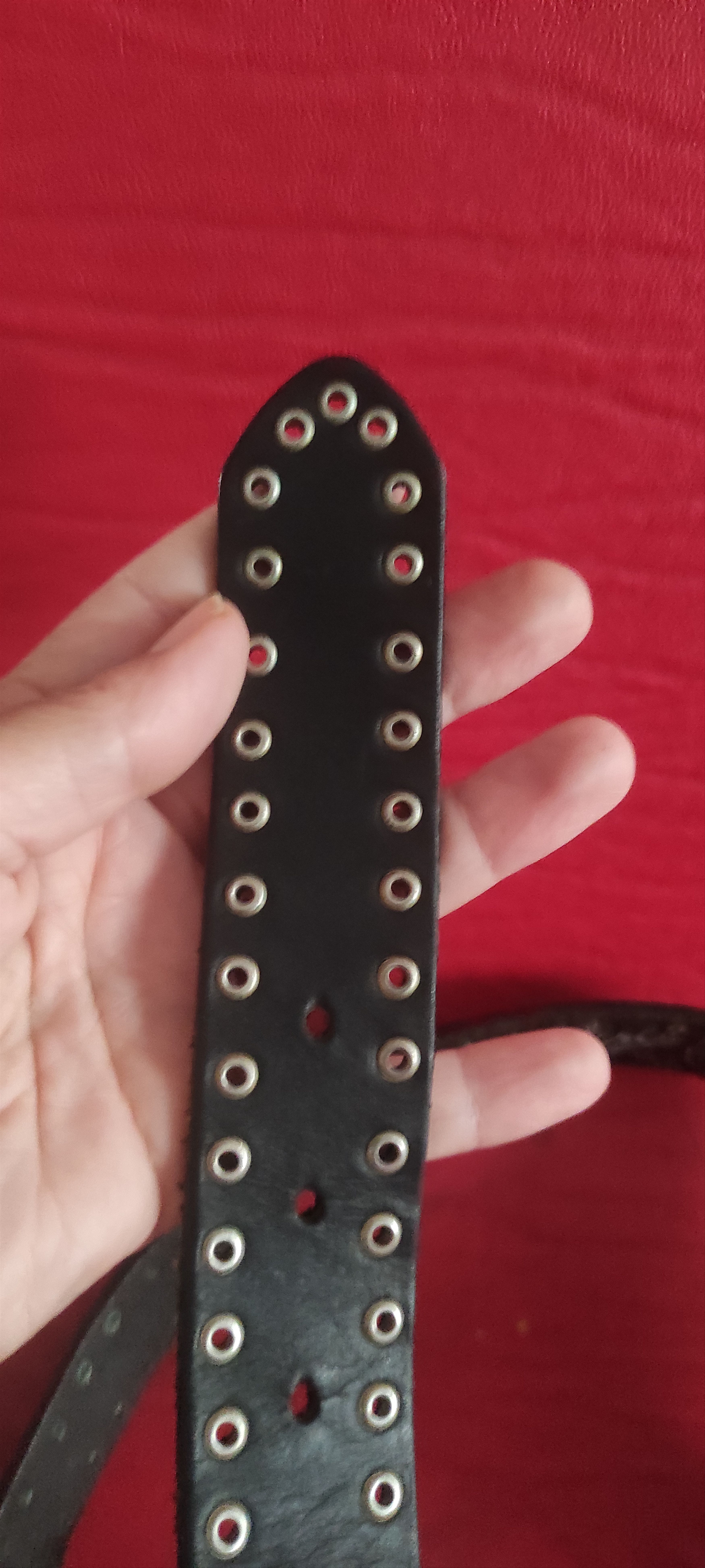 Diesel Diesel Y2K Leather Belt Simon Style Studded Made Mexico Sz M Size ONE SIZE - 13 Thumbnail