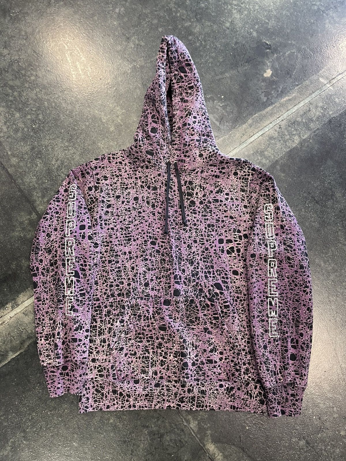 Supreme Marble Hoodie Grailed