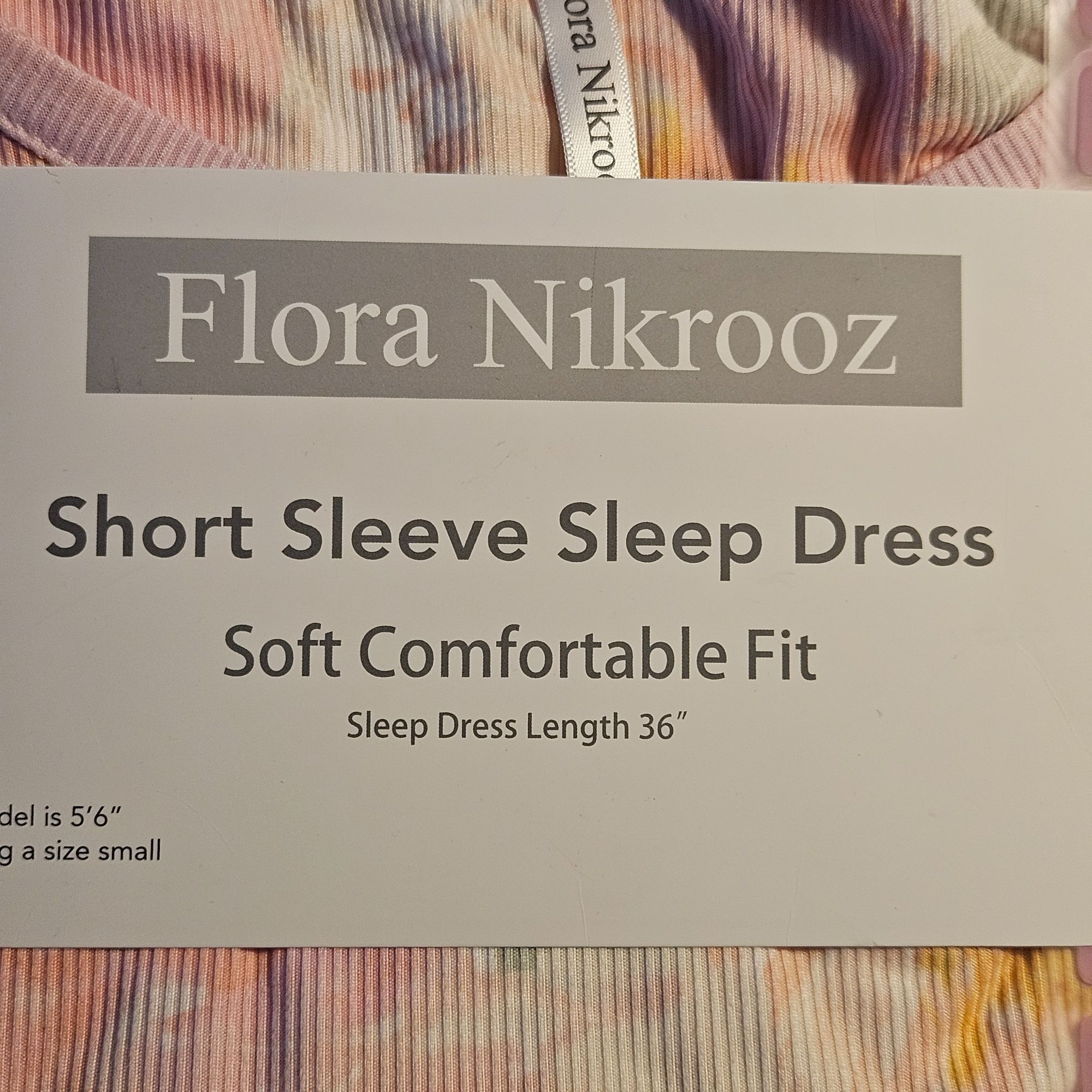 Other Flora Nikrooz Short Sleeve Sleep Dress Small 4-6 Soft Comfo Size S / US 4 / IT 40 - 7 Thumbnail