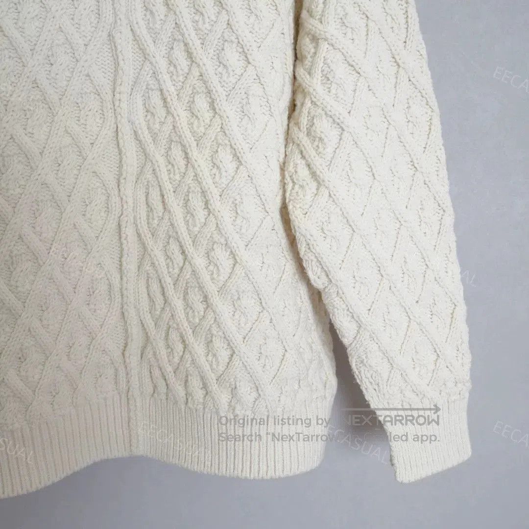 Auralee AURALEE Hard Twist Merino Wool Sweater. Size XS / US 0-2 / IT 36-38 - 4 Thumbnail