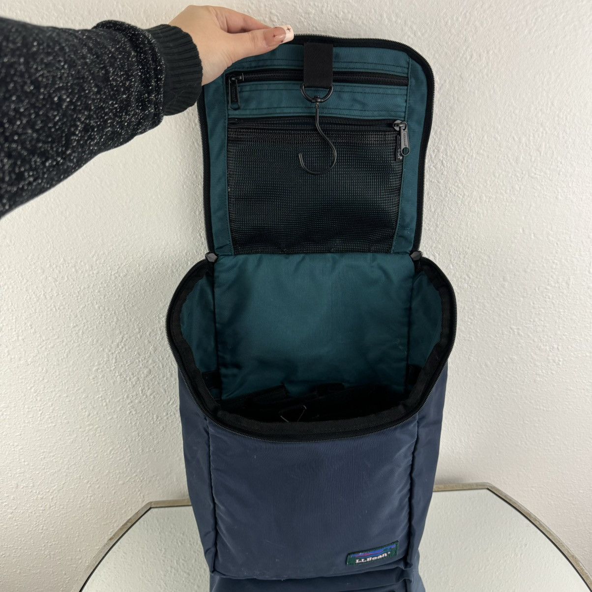 L.L. Bean L.L. BEAN Vintage 80s Blue Travel Toiletry Gorpcore Bag Size ONE SIZE - 8 Thumbnail