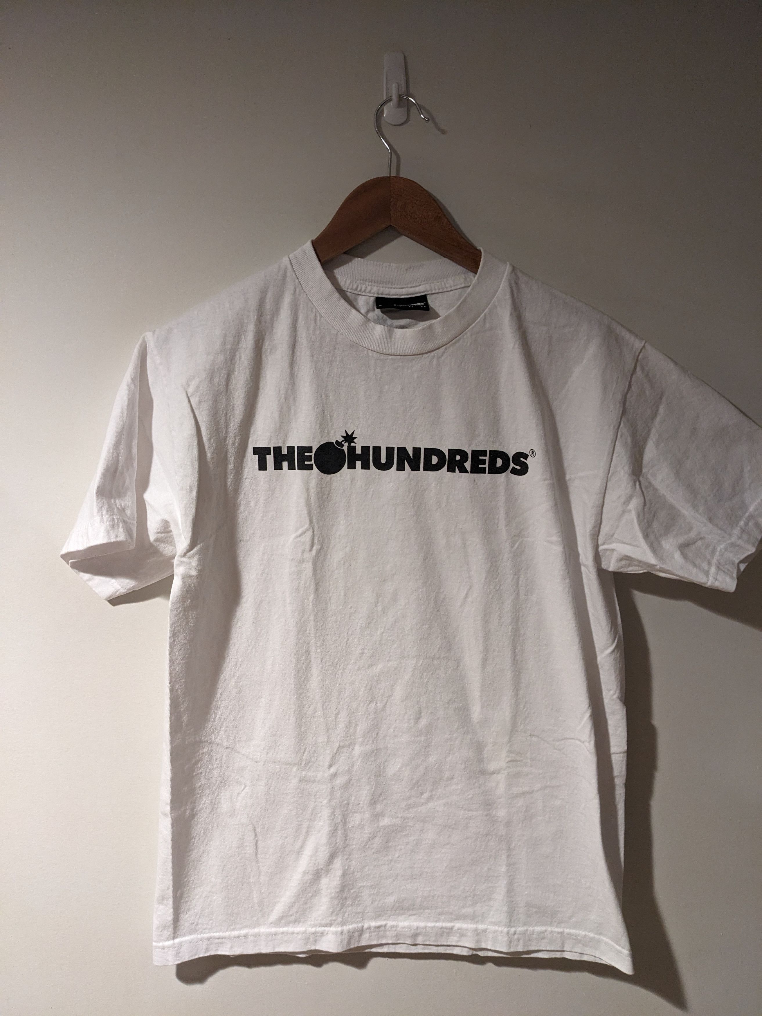 The Hundreds × Vintage Vintage Y2K The Hundreds Spell Out Logo White Medium T-Shirt Size US M / EU 48-50 / 2 - 1 Thumbnail