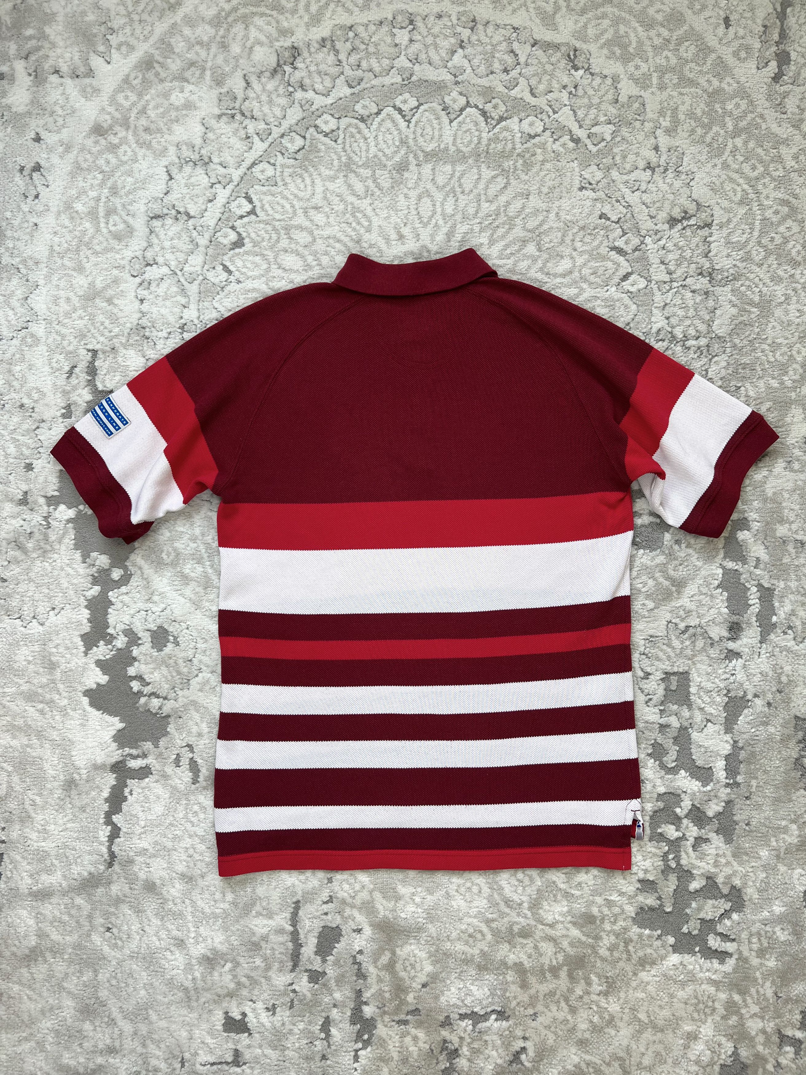 Adidas Vintage Adidas Striped Polo Shirt - Corporate Logo Line Size US S / EU 44-46 / 1 - 9 Thumbnail
