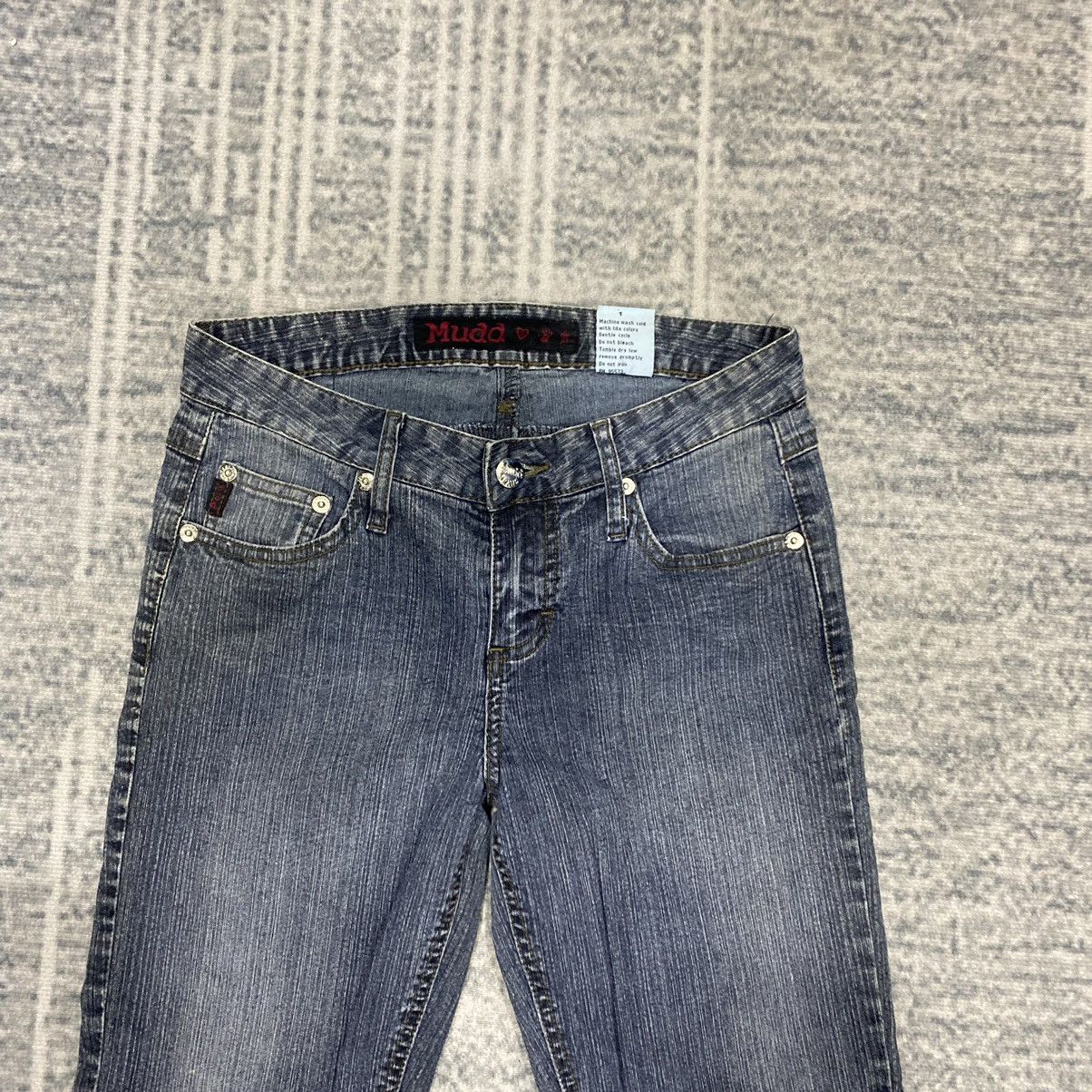 Hysteric Glamour × Japanese Brand × Le Grande Bleu (L.G.B.) Flare☠️ Mudd Japan Washed Jeans 90s Punk Cowboy Size US 28 / EU 44 - 6 Thumbnail