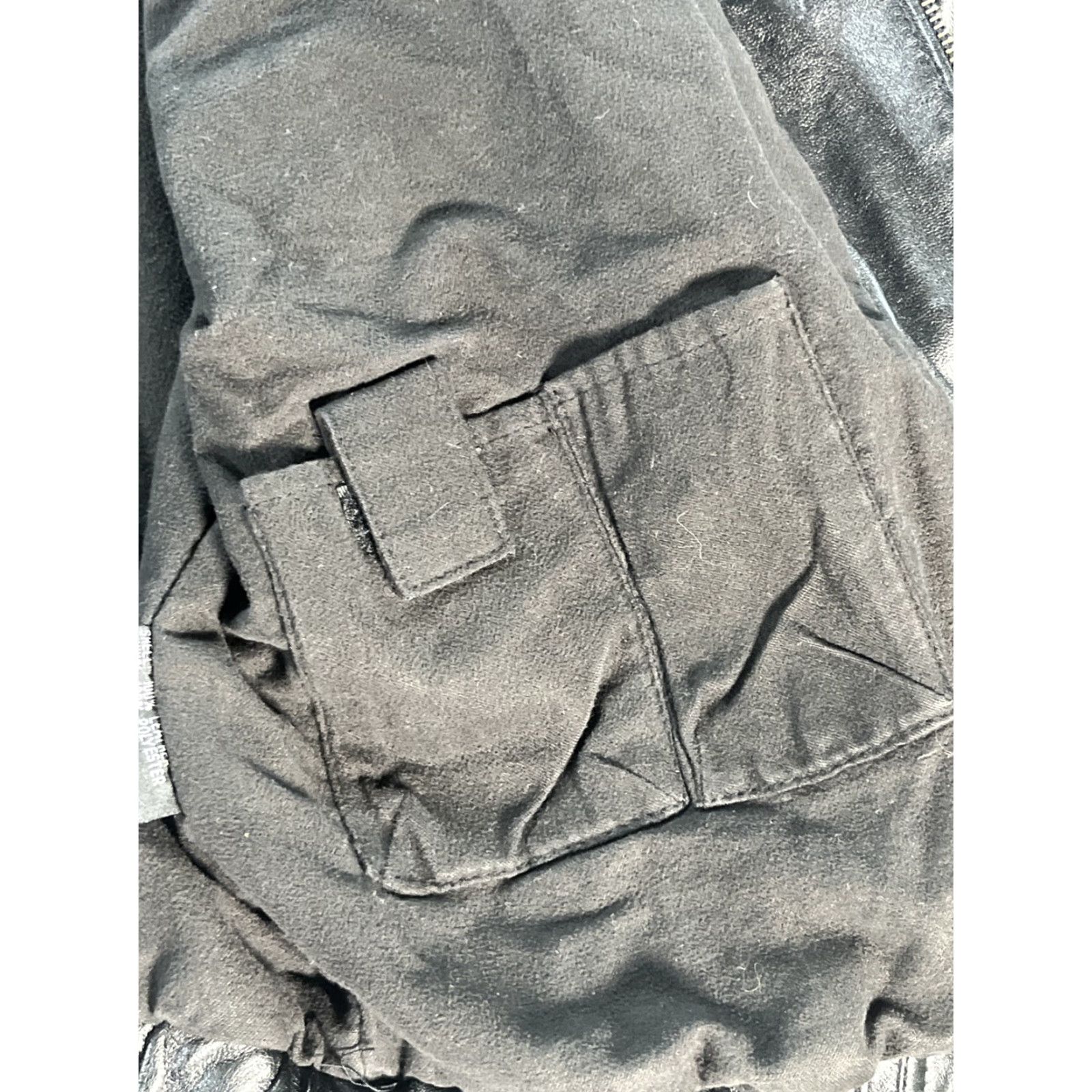Izod VINTAGE IZOD Leather Jacket Mens XL Black Lined Inner Pockets Zip-up 90s Motorcycle Coat Accessories Pockets Men Regular Full Zip Size US XL / EU 56 / 4 - 6 Thumbnail