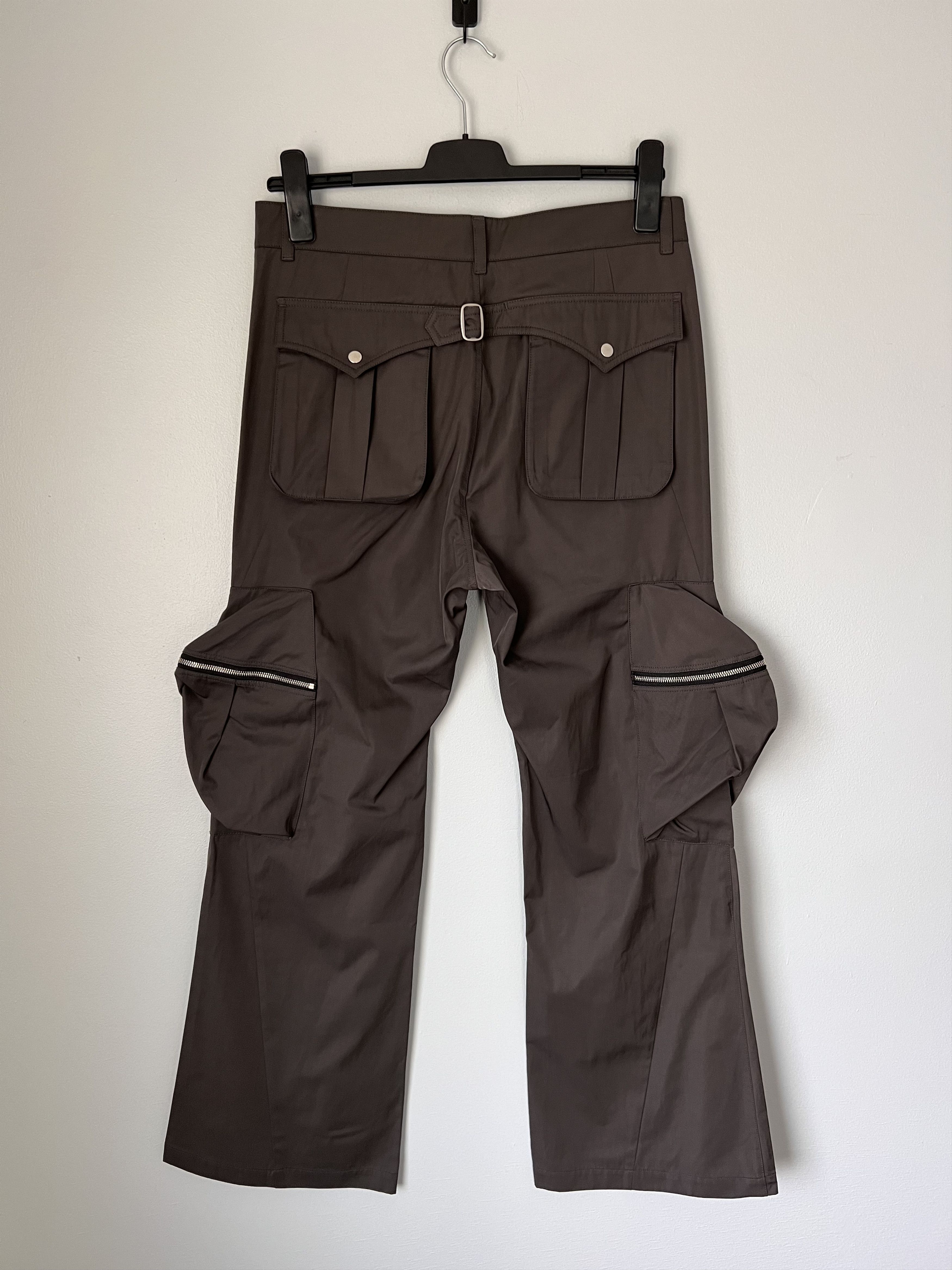 FFFPOSTALSERVICE FFFPOSTALSERVICE Flare Cargo V4 in Midnight Grey Size US 32 / EU 48 - 4 Thumbnail
