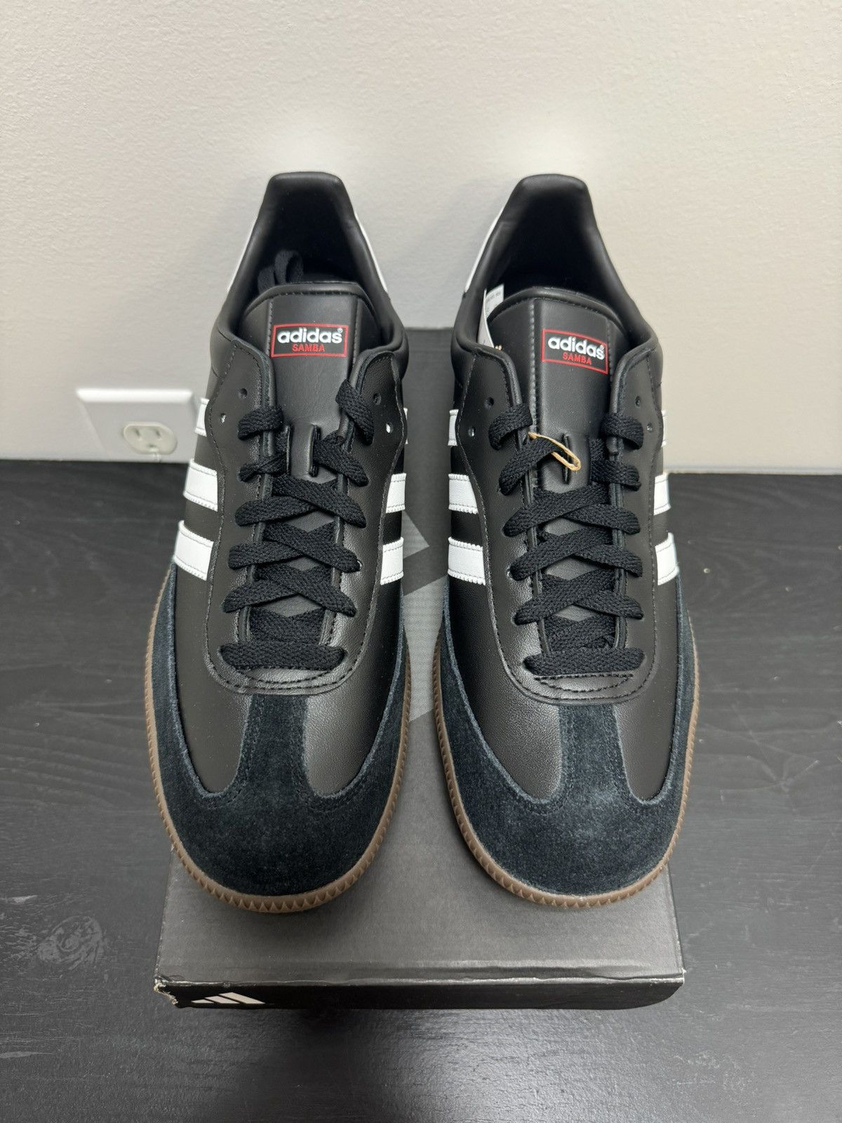 Adidas Adidas samba leather black Size US 11 / EU 44 - 3 Thumbnail