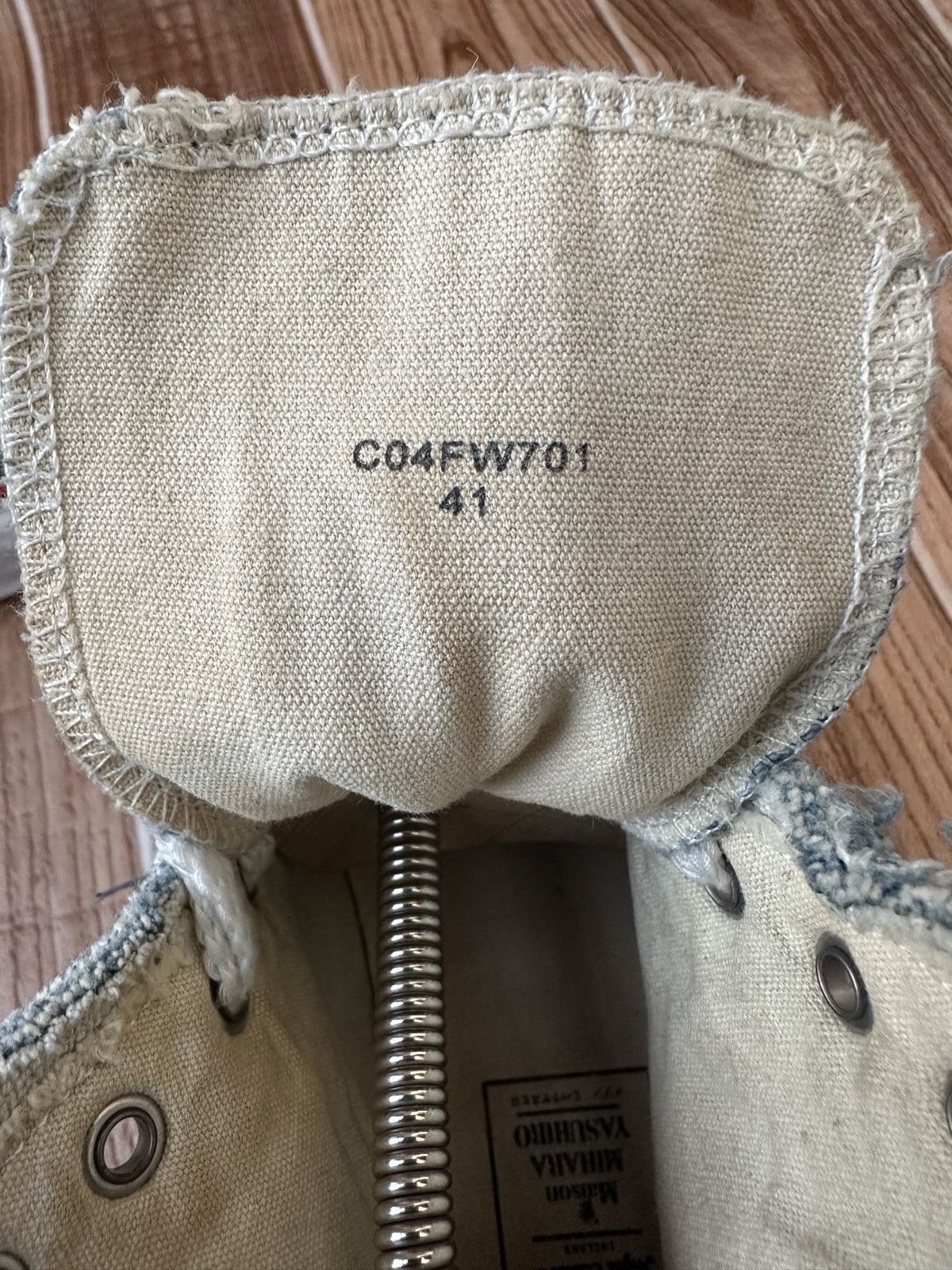 Maison MIHARA YASUHIRO × Nigel Cabourn MMY Denim x Nigel Cabourn Melted Sole Sneakers Size US 8 / EU 41 - 19 Thumbnail