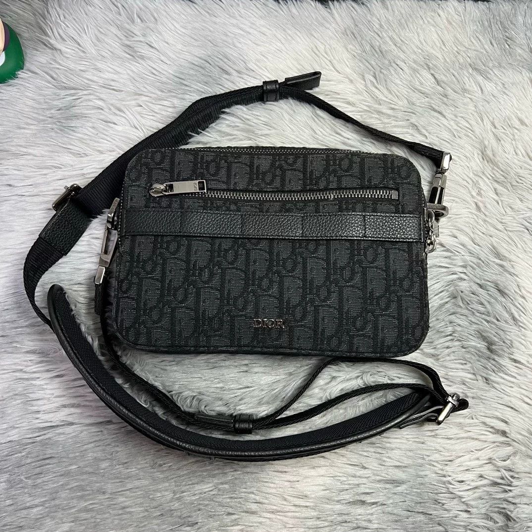Dior × Hedi Slimane AW04 VOTC Suede Bag | Grailed