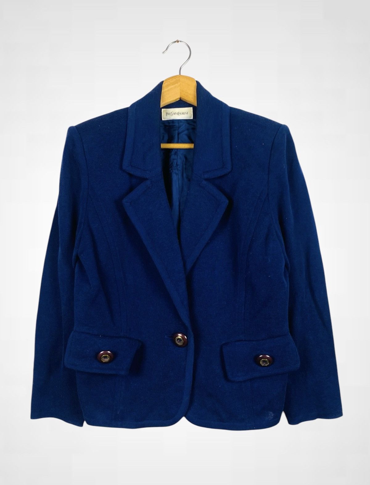 Yves Saint Laurent Rare Vintage Yves Saint Lauren Women Blazer Size S / US 4 / IT 40 - 1 Thumbnail