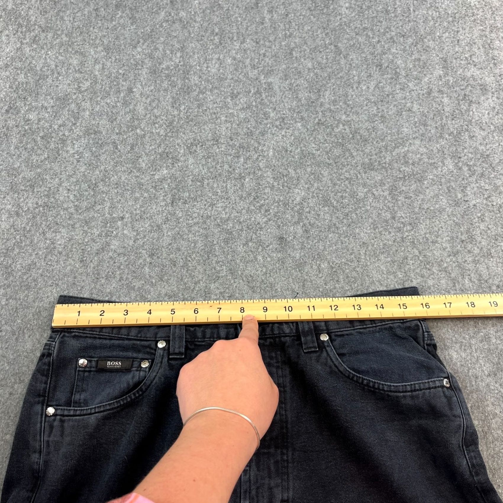 Hugo Boss VINTAGE Hugo Boss Jeans 32 32 Dark Wash Blue Regular Straight Alabama Mens Size US 32 / EU 48 - 6 Thumbnail