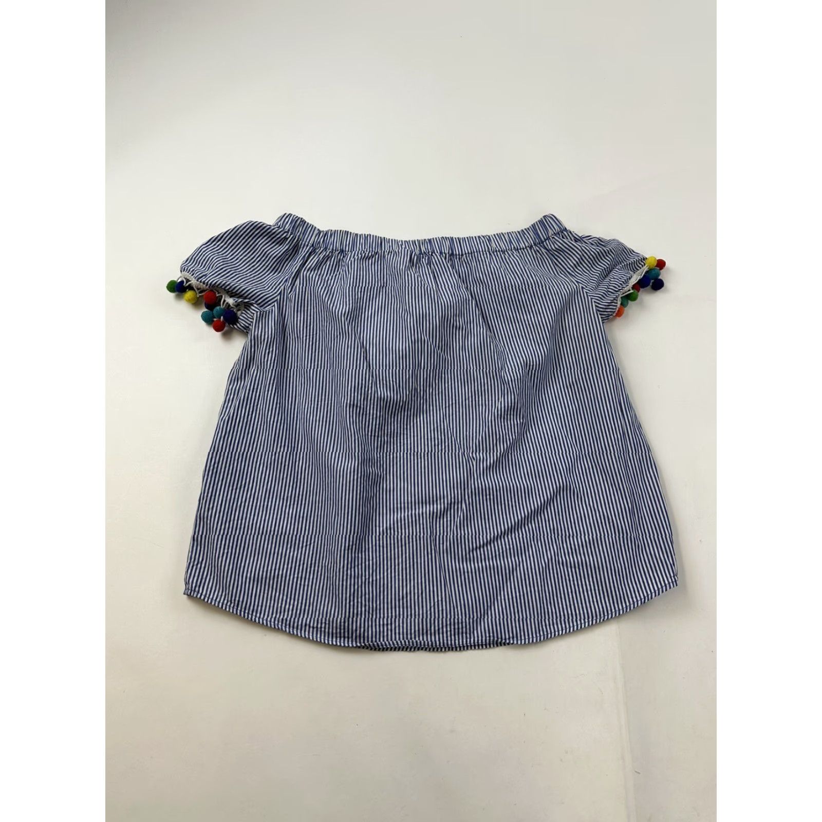 Zara Zara Blouse Women’s Small Striped Off The Shoulder Size S / US 4 / IT 40 - 2 Thumbnail