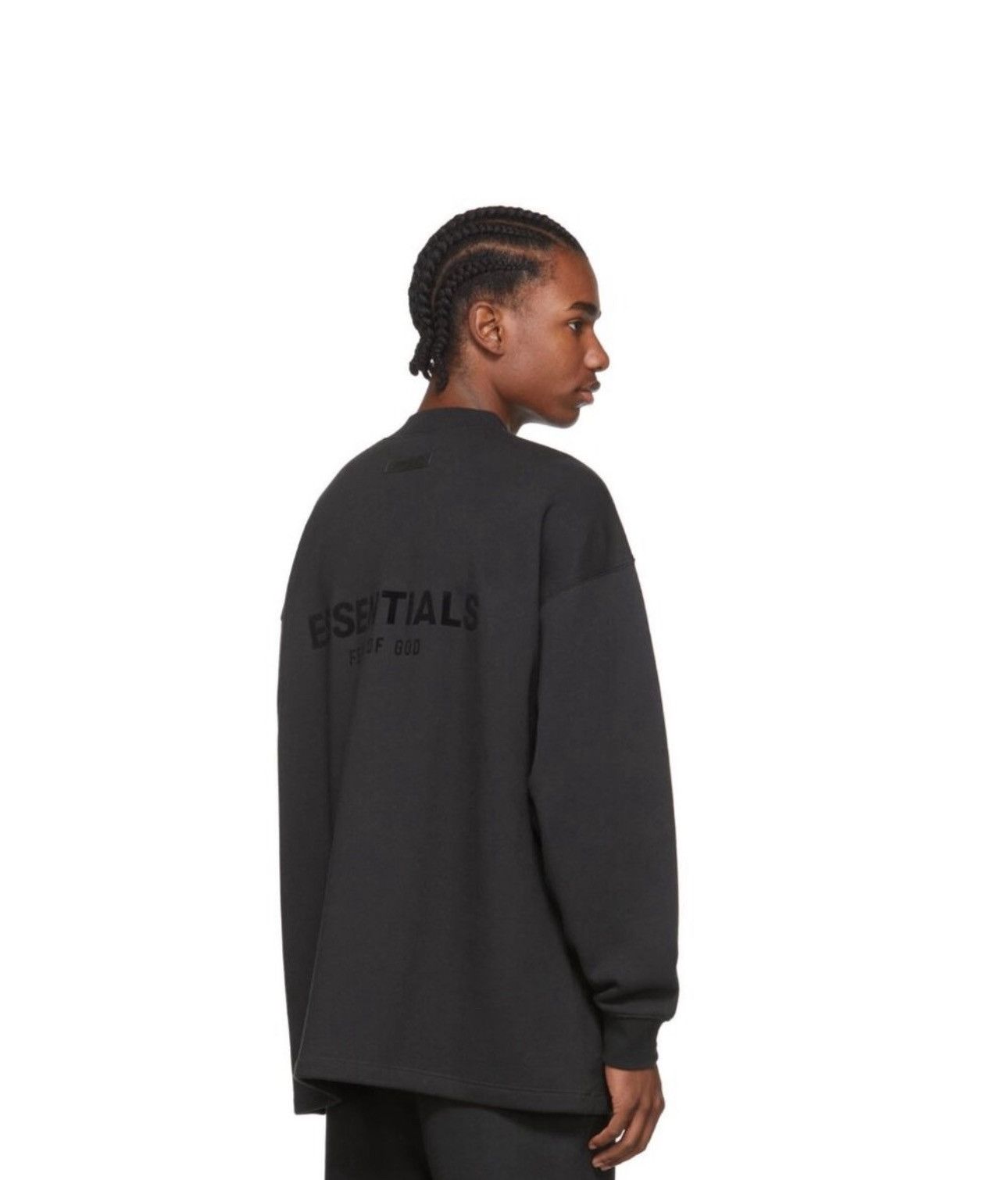 Fear of God 🔥 Essentials x Fear Of God Long Sleeve T-Shirt Limo Black Size US L / EU 52-54 / 3 - 18 Thumbnail