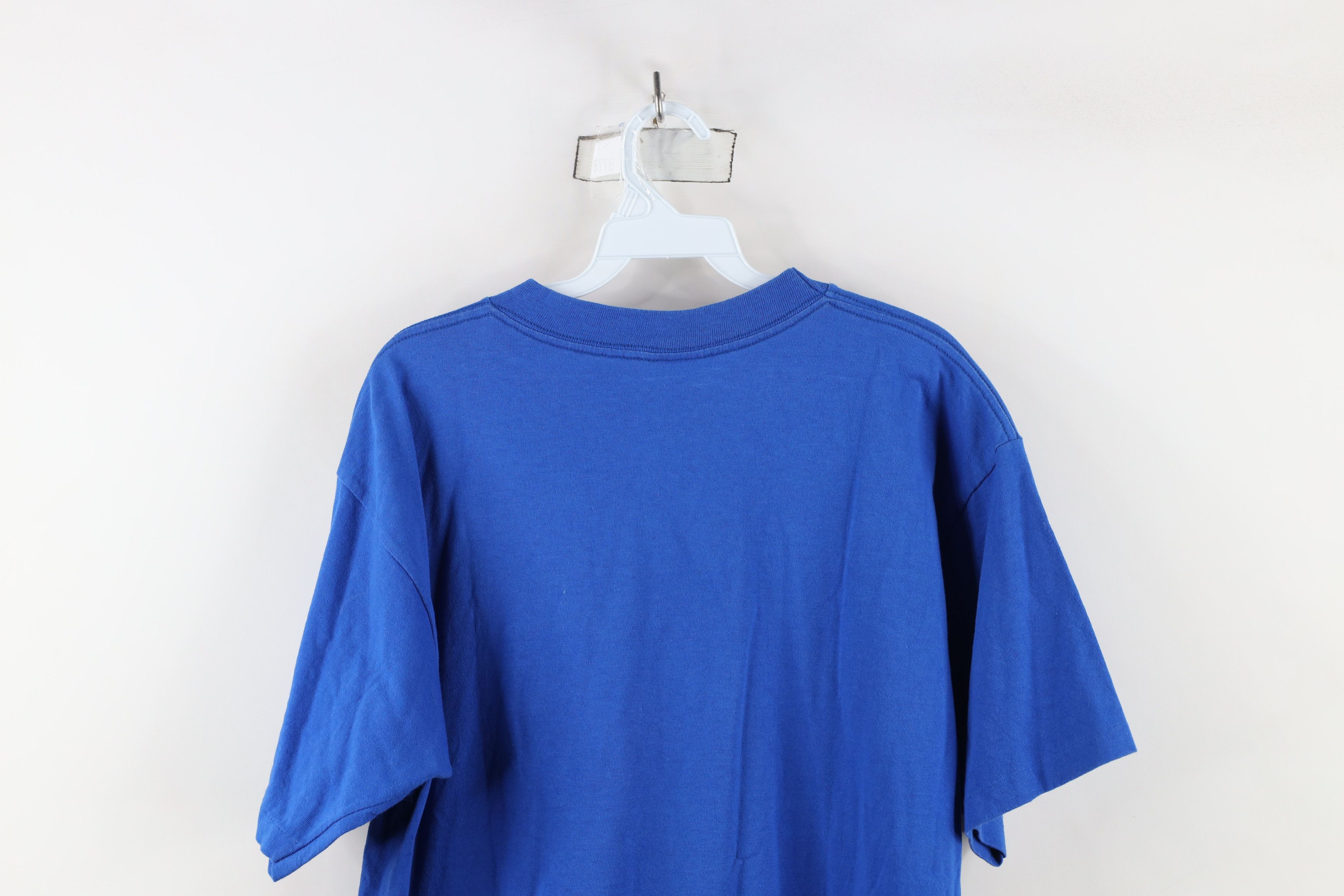 Vintage Vintage 90s The Alamo San Antonio T-Shirt Blue Cotton USA Size US L / EU 52-54 / 3 - 14 Thumbnail