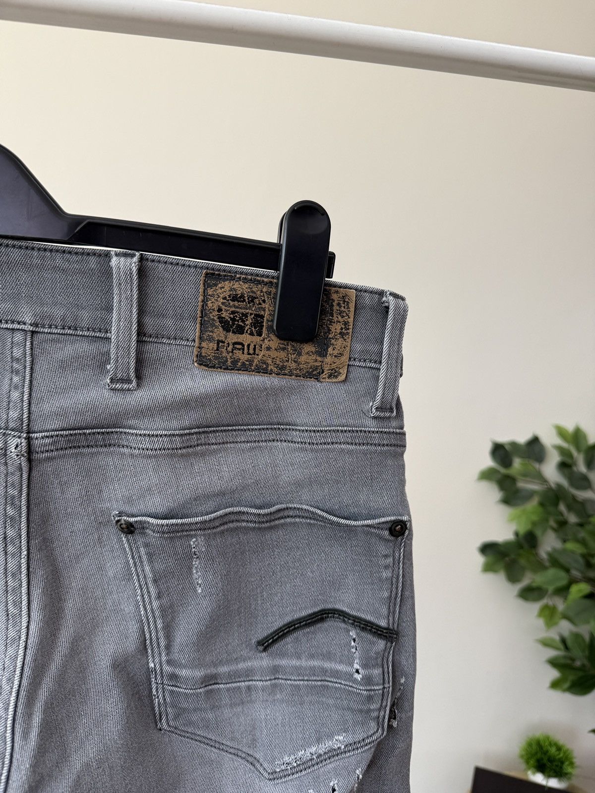 G-Star Vintage G-Star RAW Men's REVEND SKINNY JEANS Slim Grey Wash Size US 31 - 11 Thumbnail