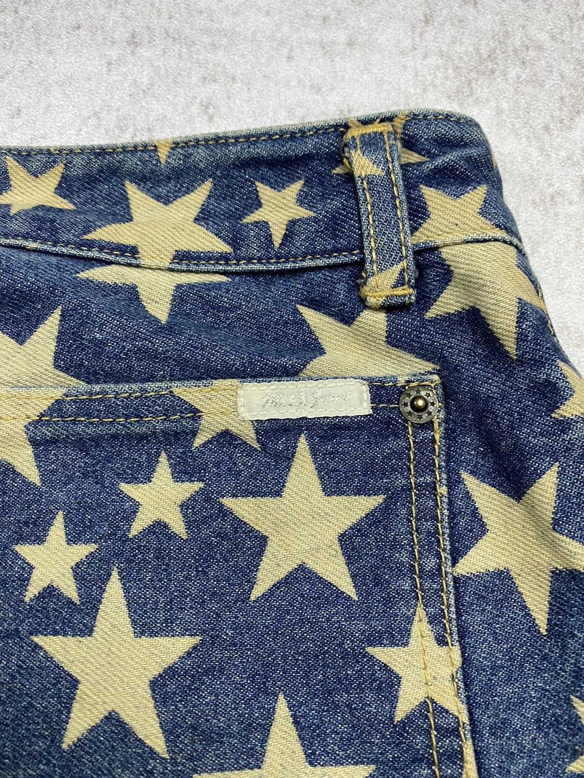 Hysteric Glamour × Japanese Brand × KMRii 2000s Magic Square Super Flared Hysteric Hagi style Size US 28 / EU 44 - 5 Thumbnail