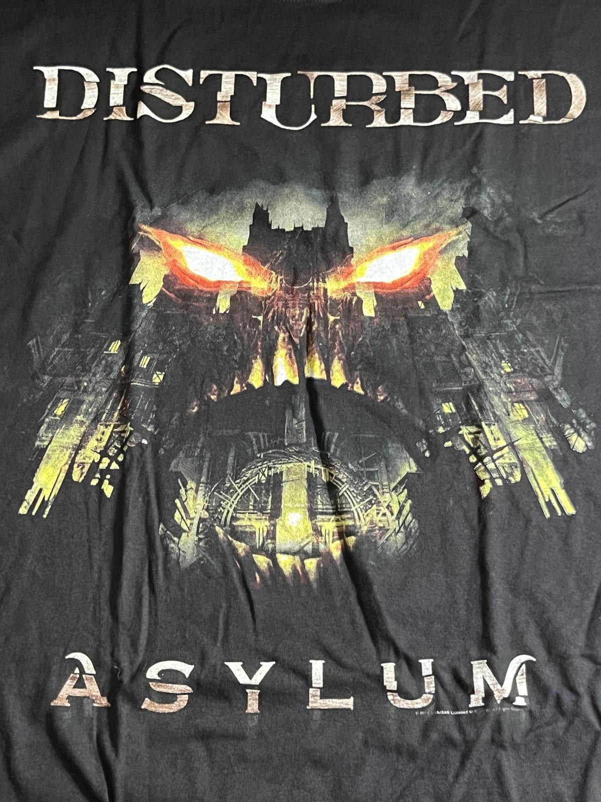 Designer Disturbed T-shirt Asylum Release 2010 Tour Shirt 2XL Size US XXL / EU 58 / 5 - 4 Thumbnail