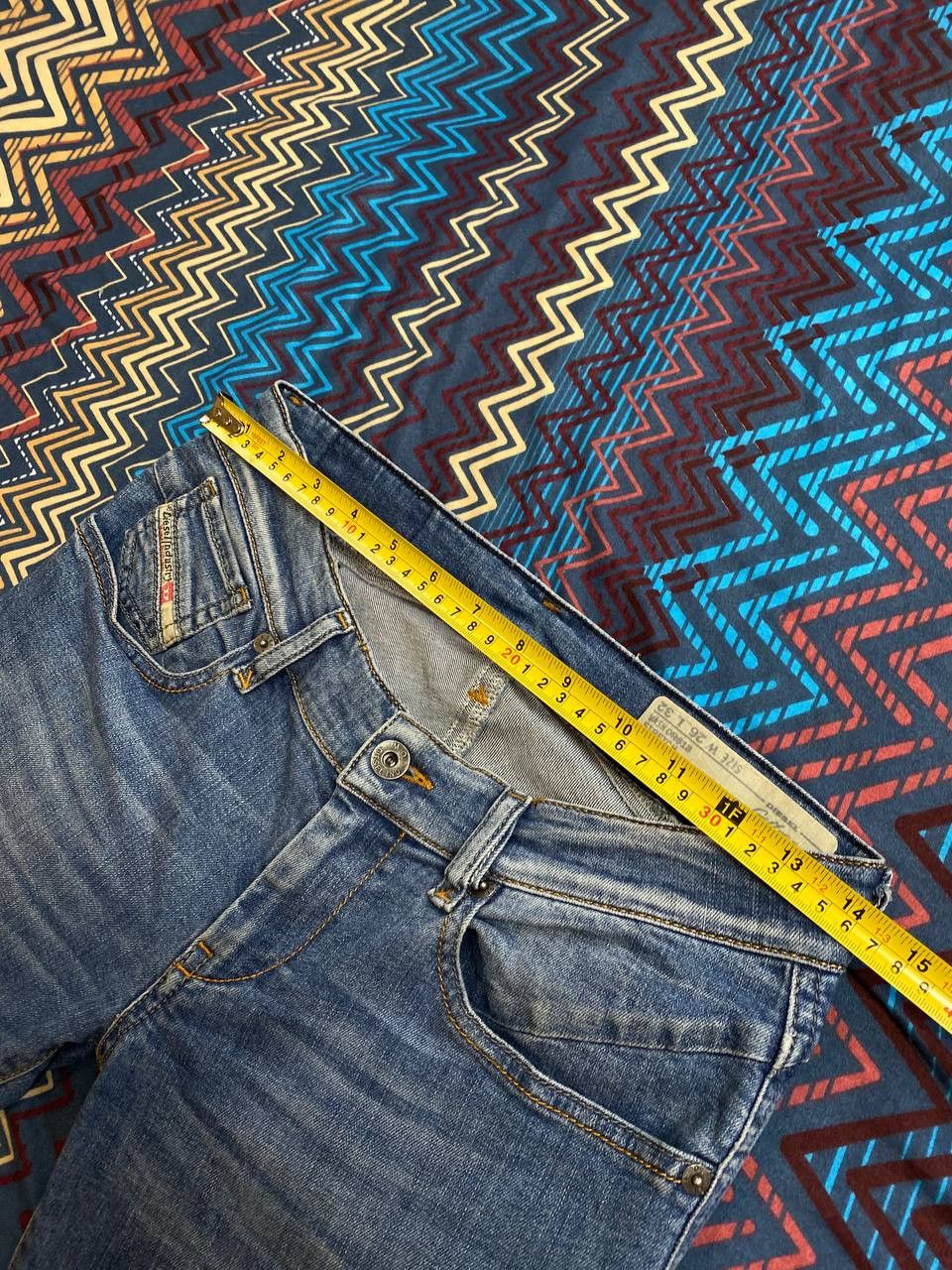 Diesel × Vintage Vintage Diesel Industry Faded Denim Jeans Size 26" / US 2 / IT 38 - 8 Thumbnail