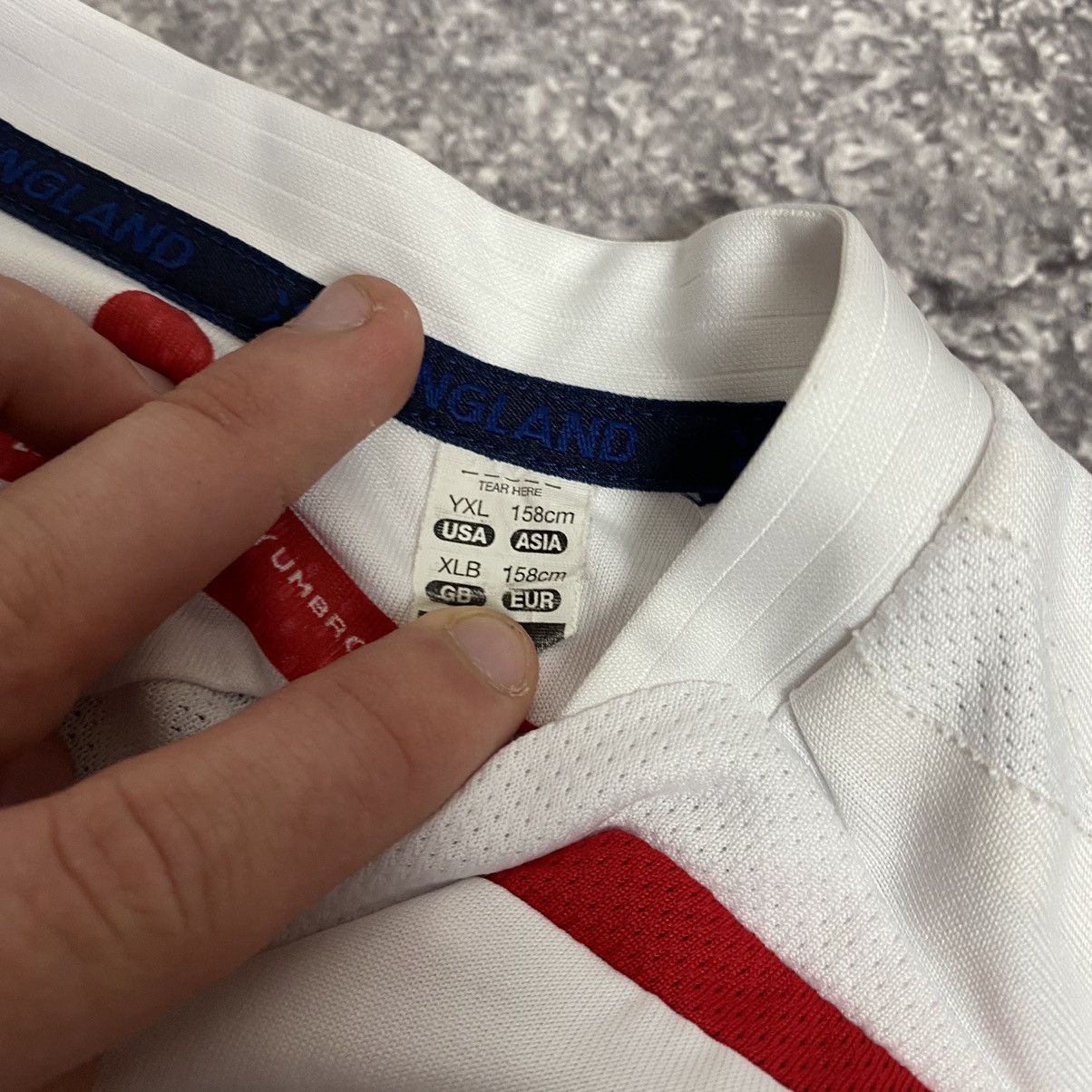 Umbro Vintage Umbro Fc England 🏴󠁧󠁢󠁥󠁮󠁧󠁿 Gerrard Player national team Size US S / EU 44-46 / 1 - 10 Thumbnail