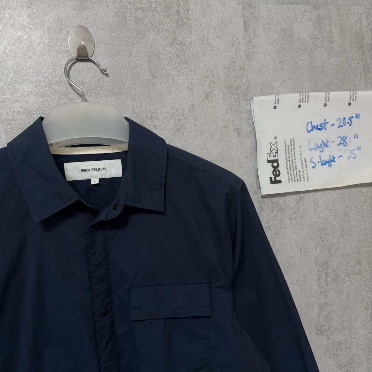 Norse Projects NORSE PROJECTS NAVY OVERSHIRT Size US S / EU 44-46 / 1 - 4 Thumbnail