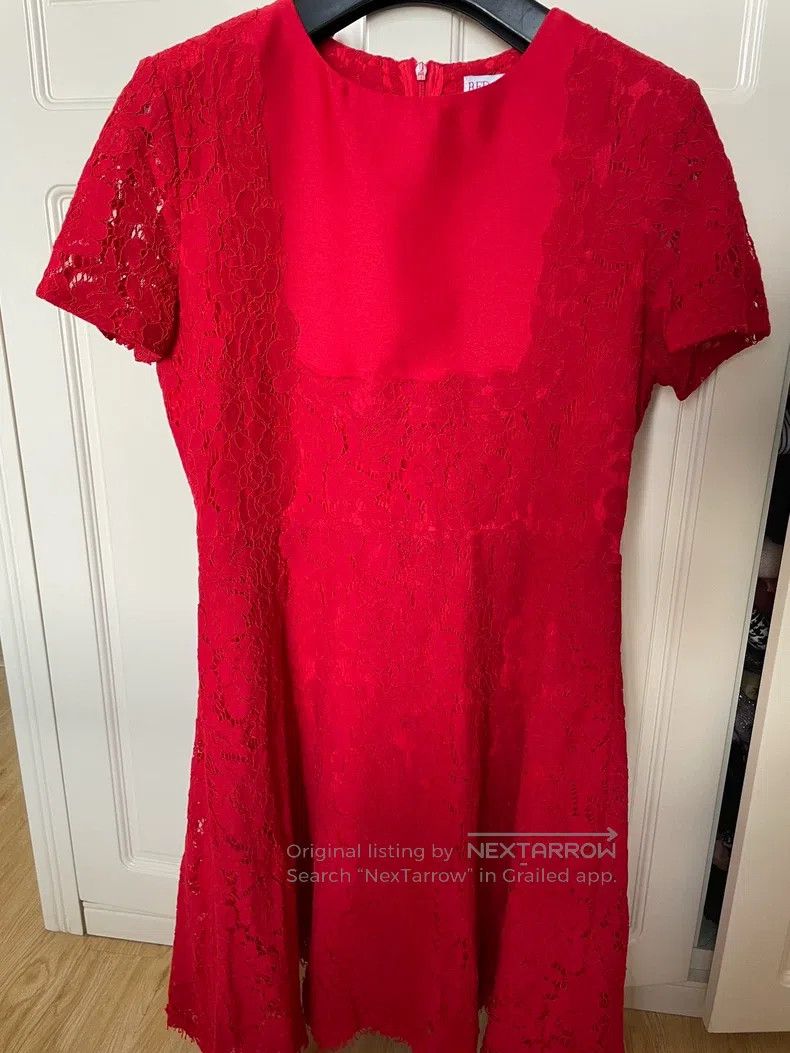 Valentino Red lace dress