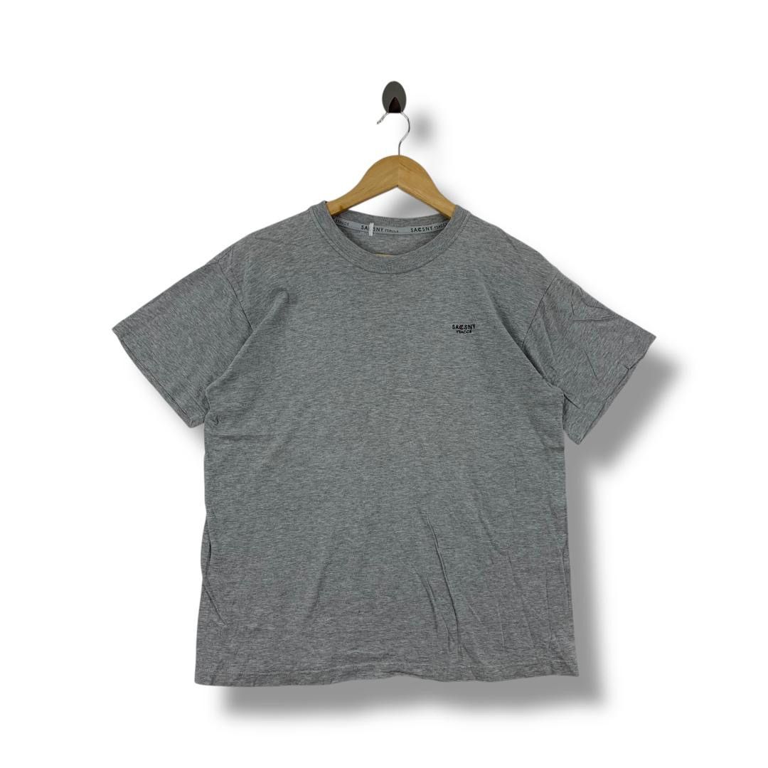 Japanese Brand × Yohji Yamamoto Vintage SACSNY Y’ SACS small embroidery logo tee Size US M / EU 48-50 / 2 - 1 Thumbnail