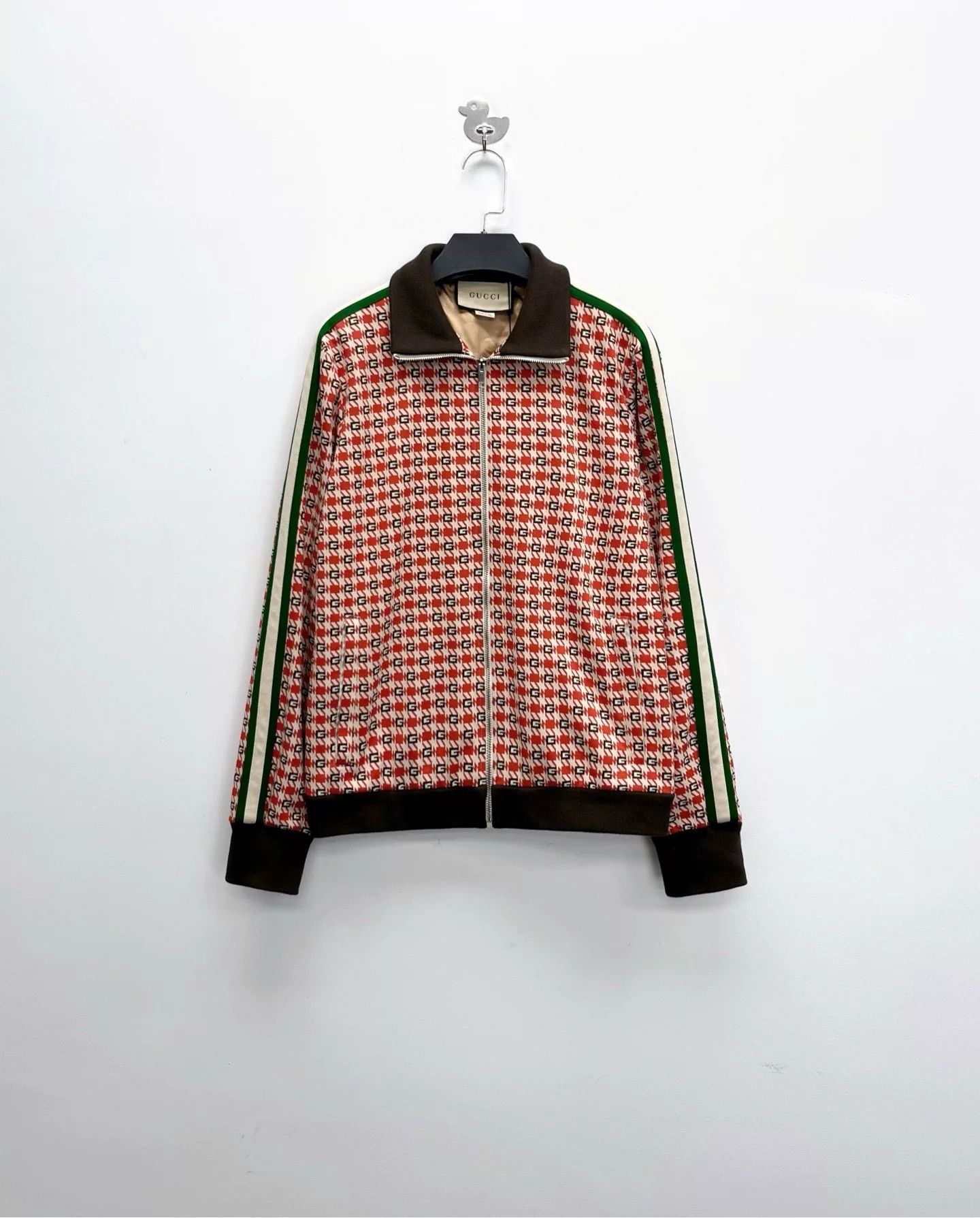 Gucci Gucci Brown G Side Stripe Jacket Size US M / EU 48-50 / 2 - 1 Thumbnail