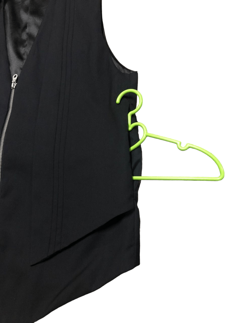 If Six Was Nine No Id Double Layer Black Vest Zipper Jacket Seditionaries Size US M / EU 48-50 / 2 - 13 Thumbnail