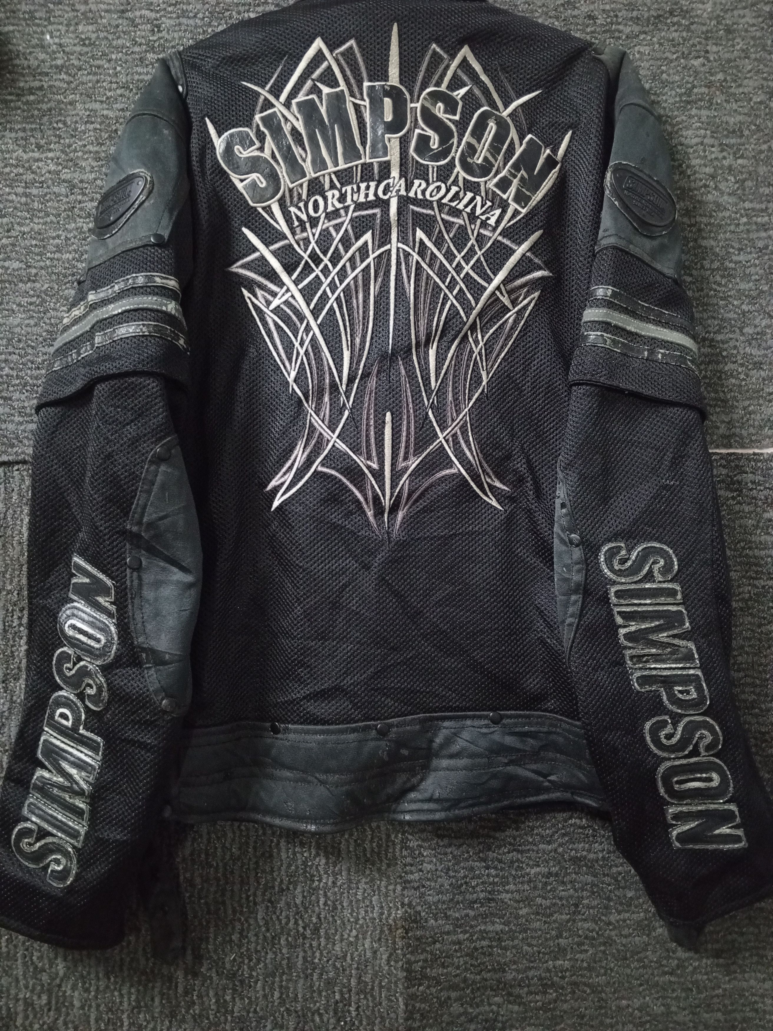 Other SIMPSON RACING JACKET MOTORCYCLE RARE Size US L / EU 52-54 / 3 - 9 Thumbnail