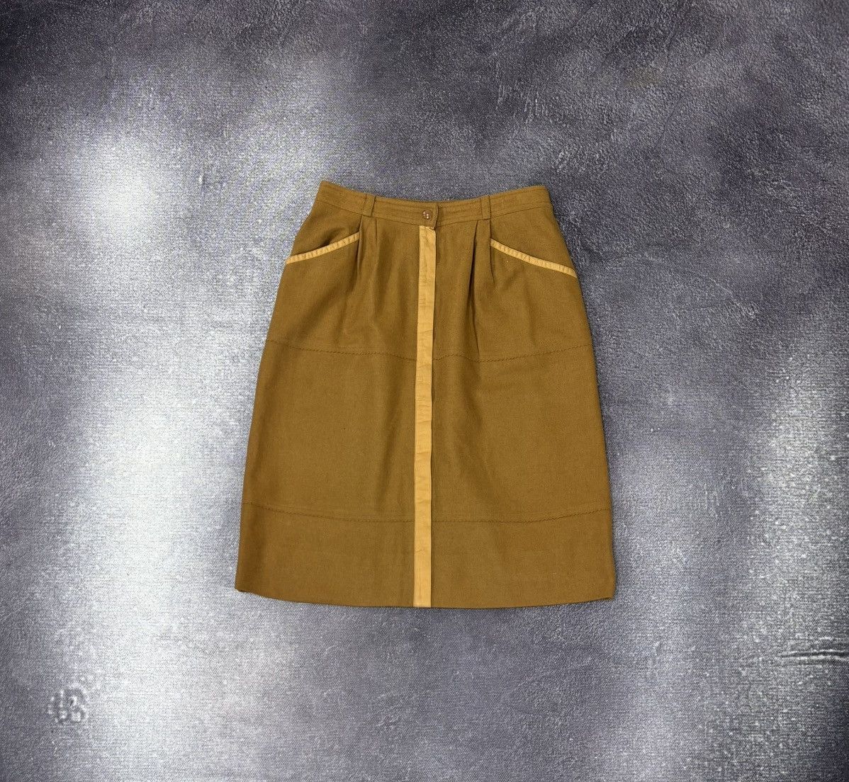 Iceberg Vintage J.C. de Castelbajac Iceberg Rare Wool Flared Skirt Size 30" / US 8 / IT 44 - 1 Thumbnail