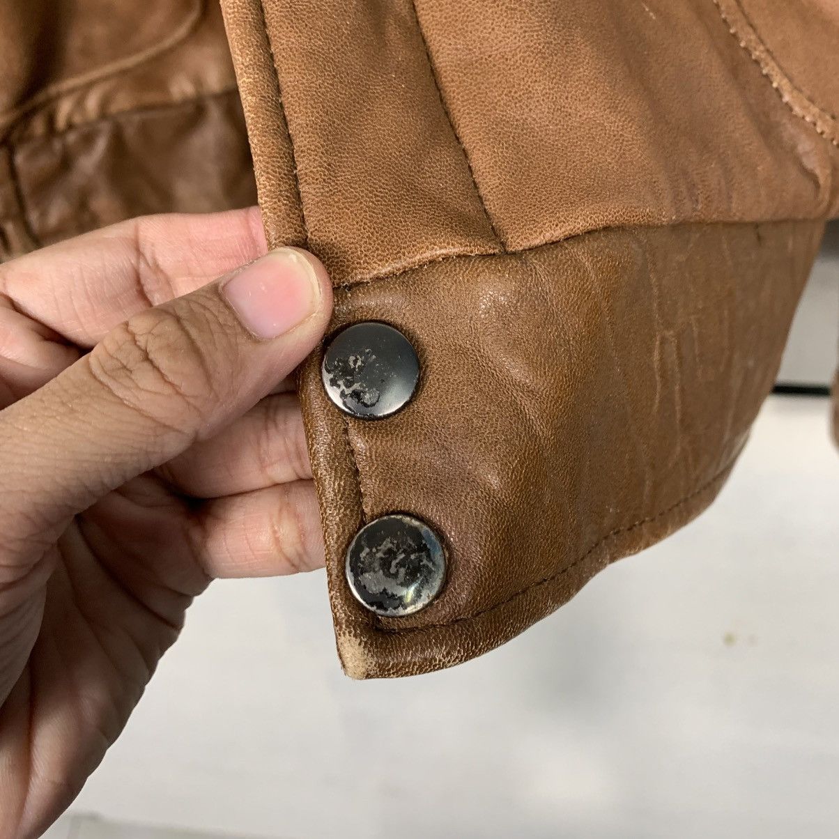Japanese Brand Japanese Brand Motorcycle Riding Leather Jacket Size US M / EU 48-50 / 2 - 14 Thumbnail