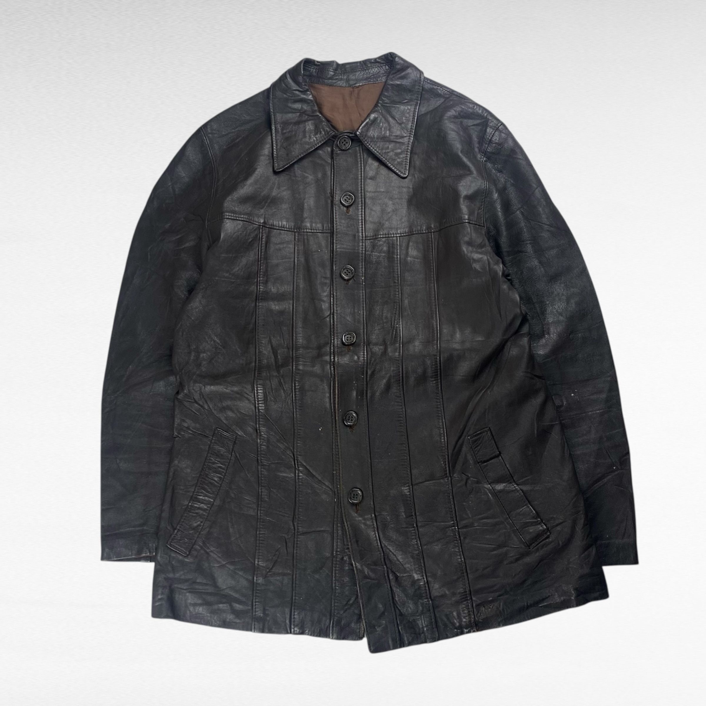 Vintage unknown Leather Coat Size M Size US M / EU 48-50 / 2 - 1 Thumbnail
