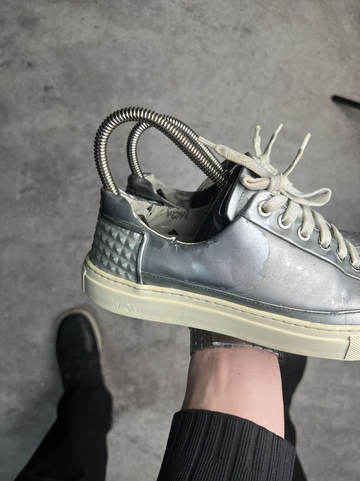 MCM MCM Sneakers Shoes Low Top Italy Size US 8 / IT 38 - 2 Thumbnail
