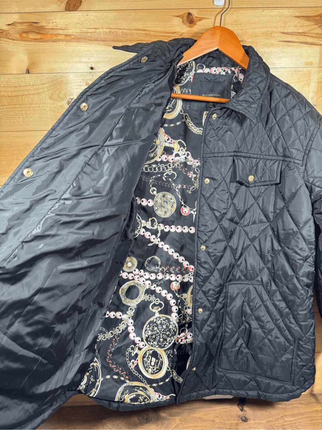 Weatherproof Weatherproof Women's Quilted Shacket Black Plus Size 1X Size XL / US 12-14 / IT 48-50 - 9 Thumbnail
