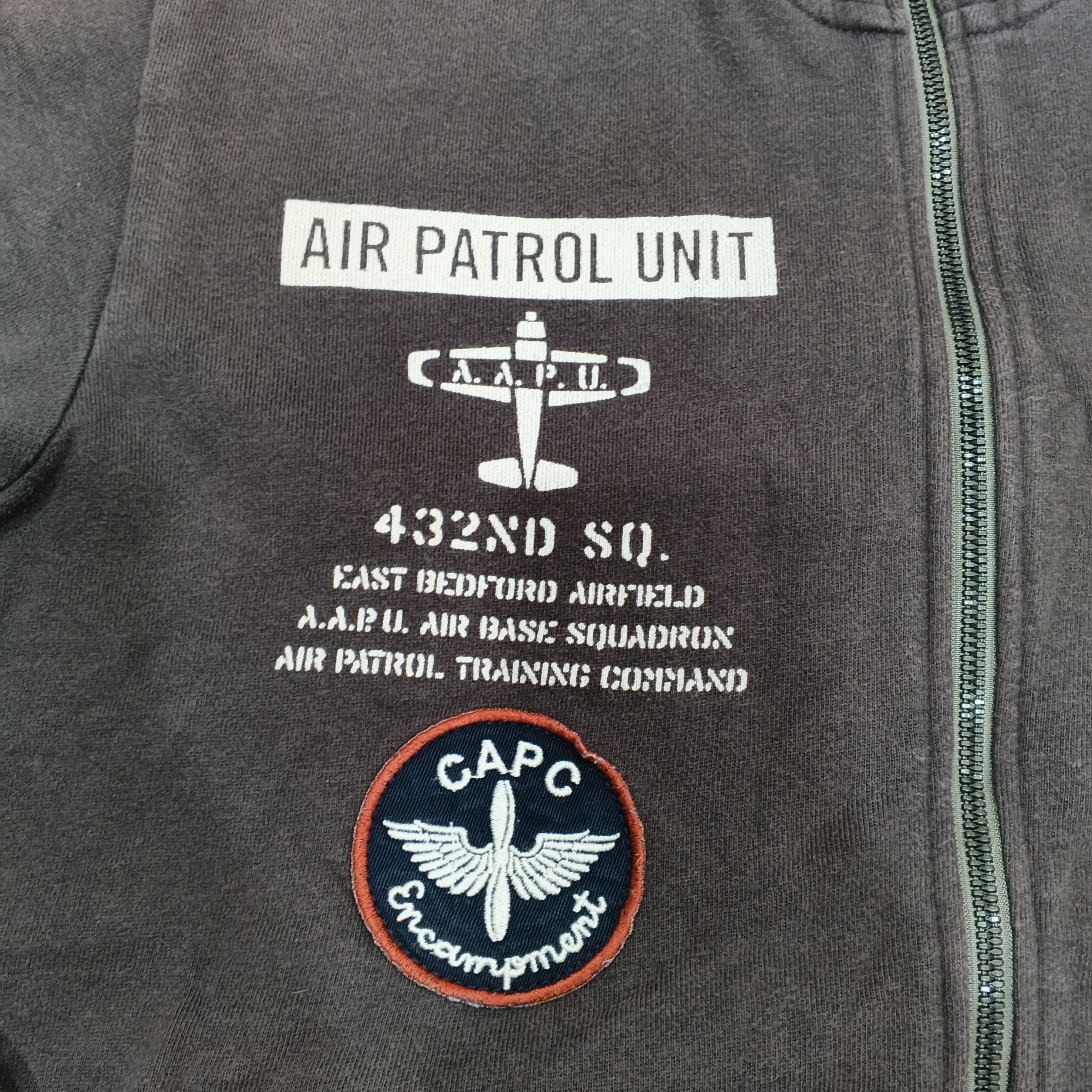 Avirex Vintage United States Air Force Avirex Air Patrol Zip Up Size US XL / EU 56 / 4 - 4 Thumbnail