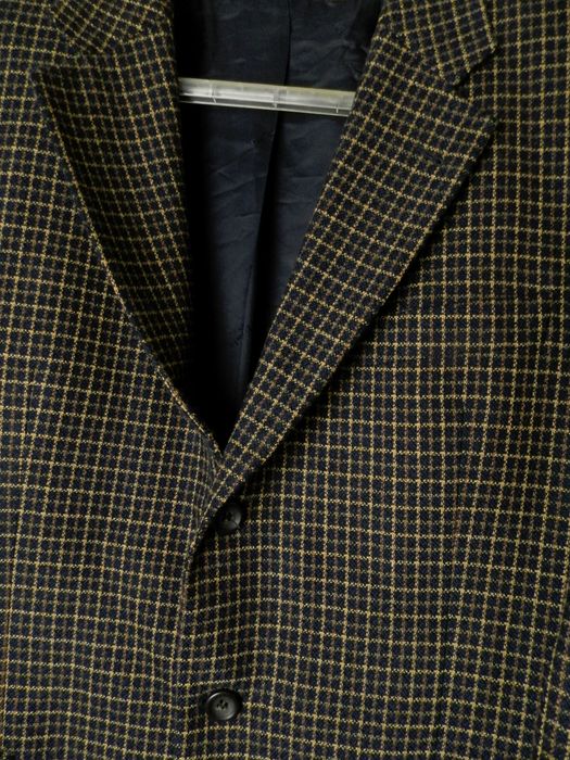 Vintage Guy Laroche designer checked wool cashmere sport jacket | Grailed