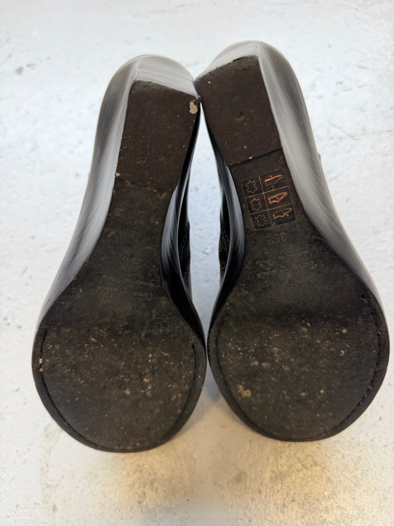 Ann Demeulemeester Ann Demeulemeester FW09 Calf Leather Wedge Boots Size US 6.5 / IT 36.5 - 6 Thumbnail