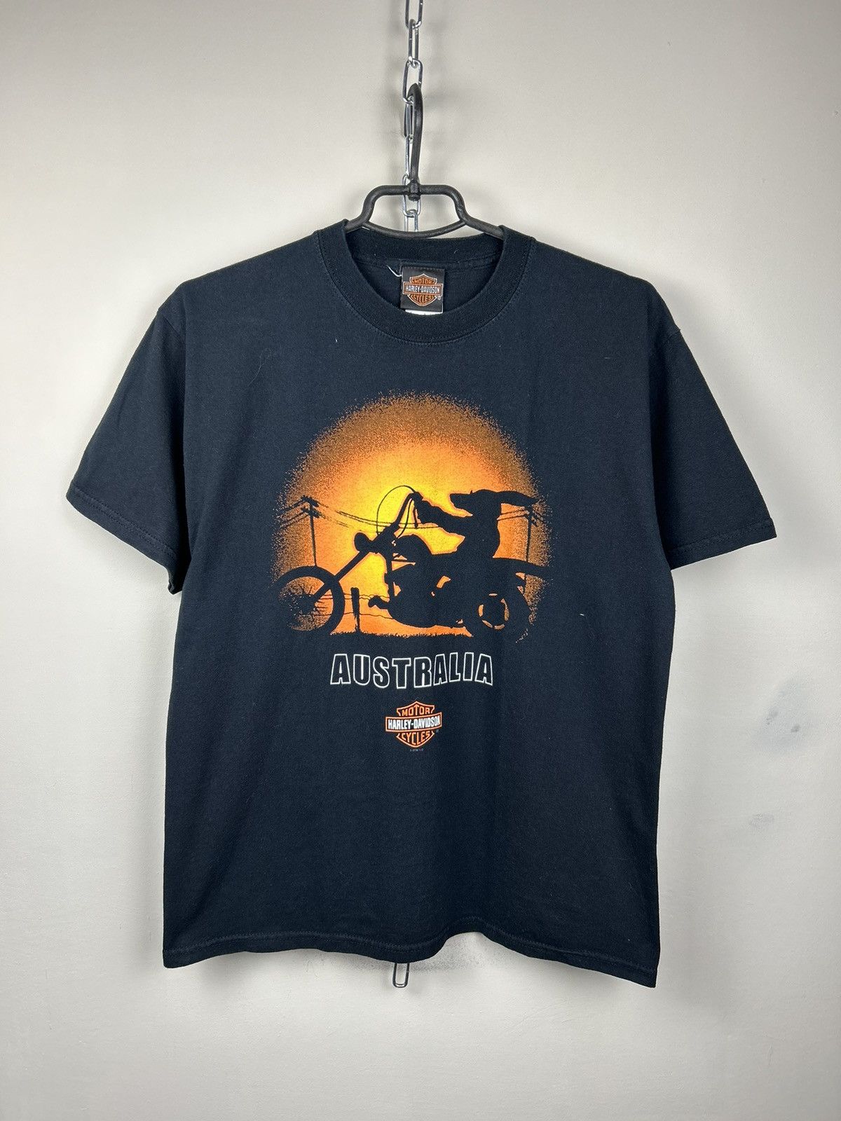 Harley Davidson Vintage 00s Harley Davidson Australia T shirt Size US M / EU 48-50 / 2 - 1 Thumbnail
