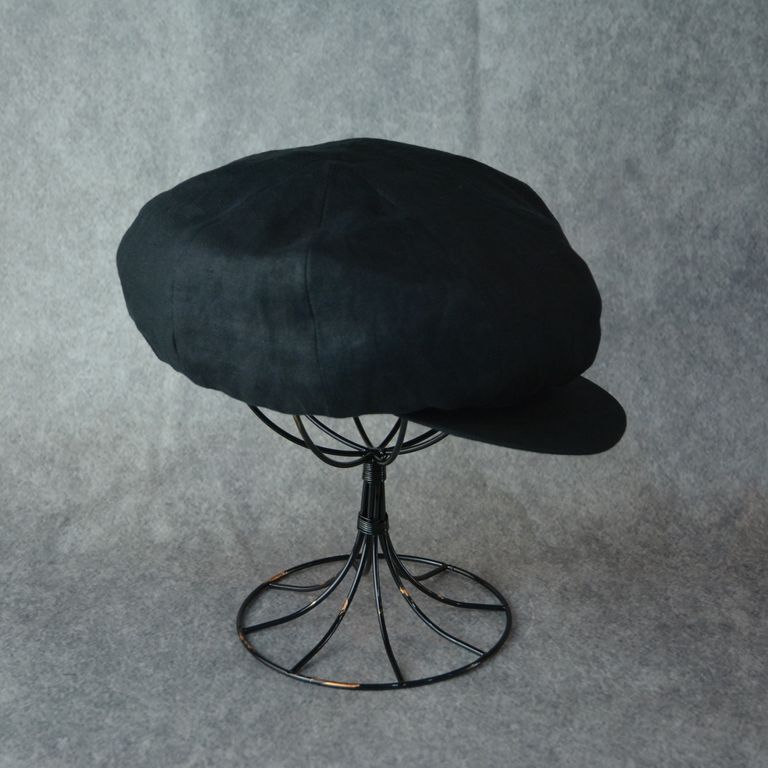 Yohji Yamamoto Yohji Yamamoto Pour Homme - LIN LINEN Beret Hat Size ONE SIZE - 3 Thumbnail