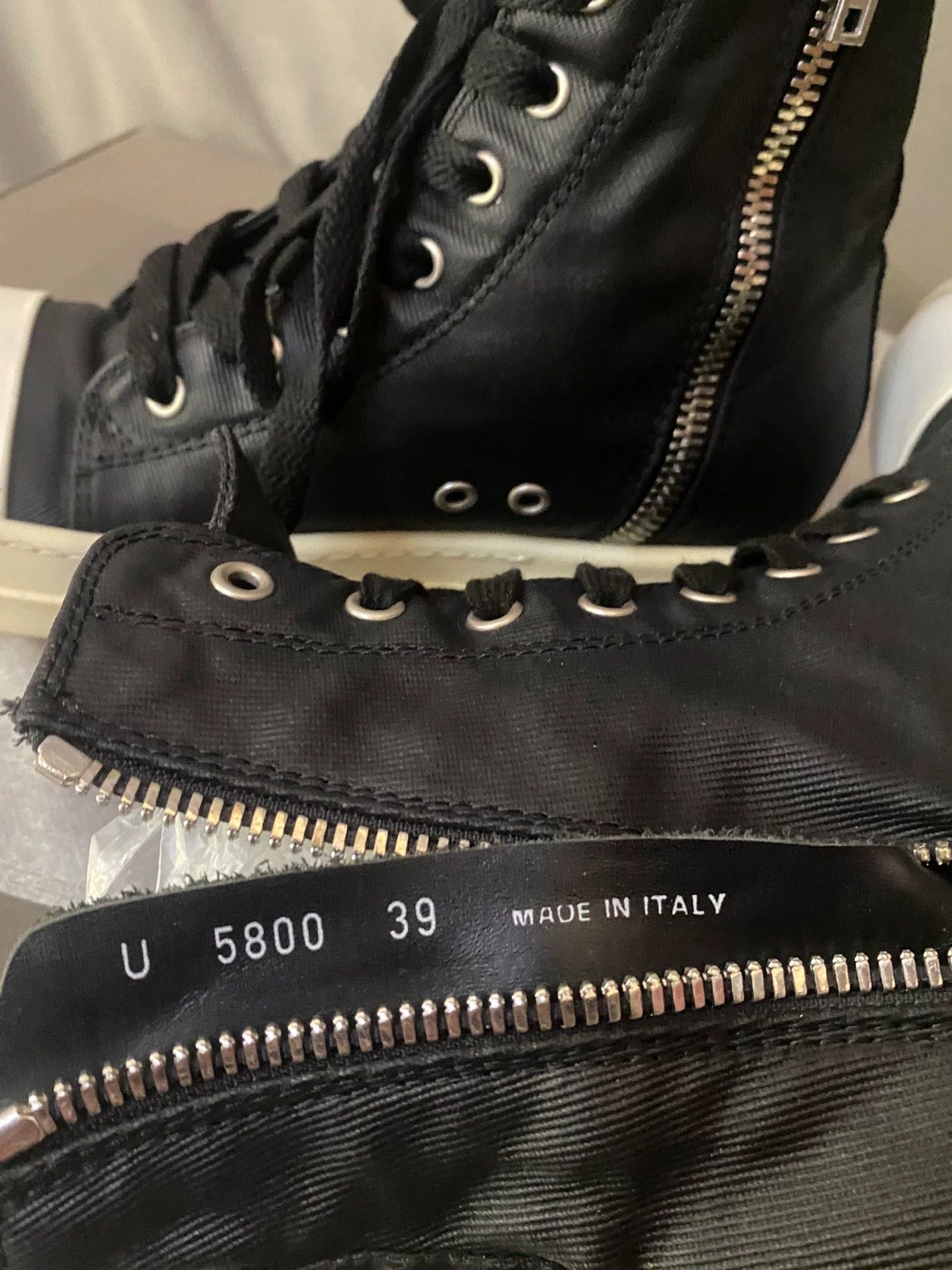 Rick Owens Rick Owens double-stitched waxed Converse sneakers Size US 6 / EU 39 - 5 Thumbnail