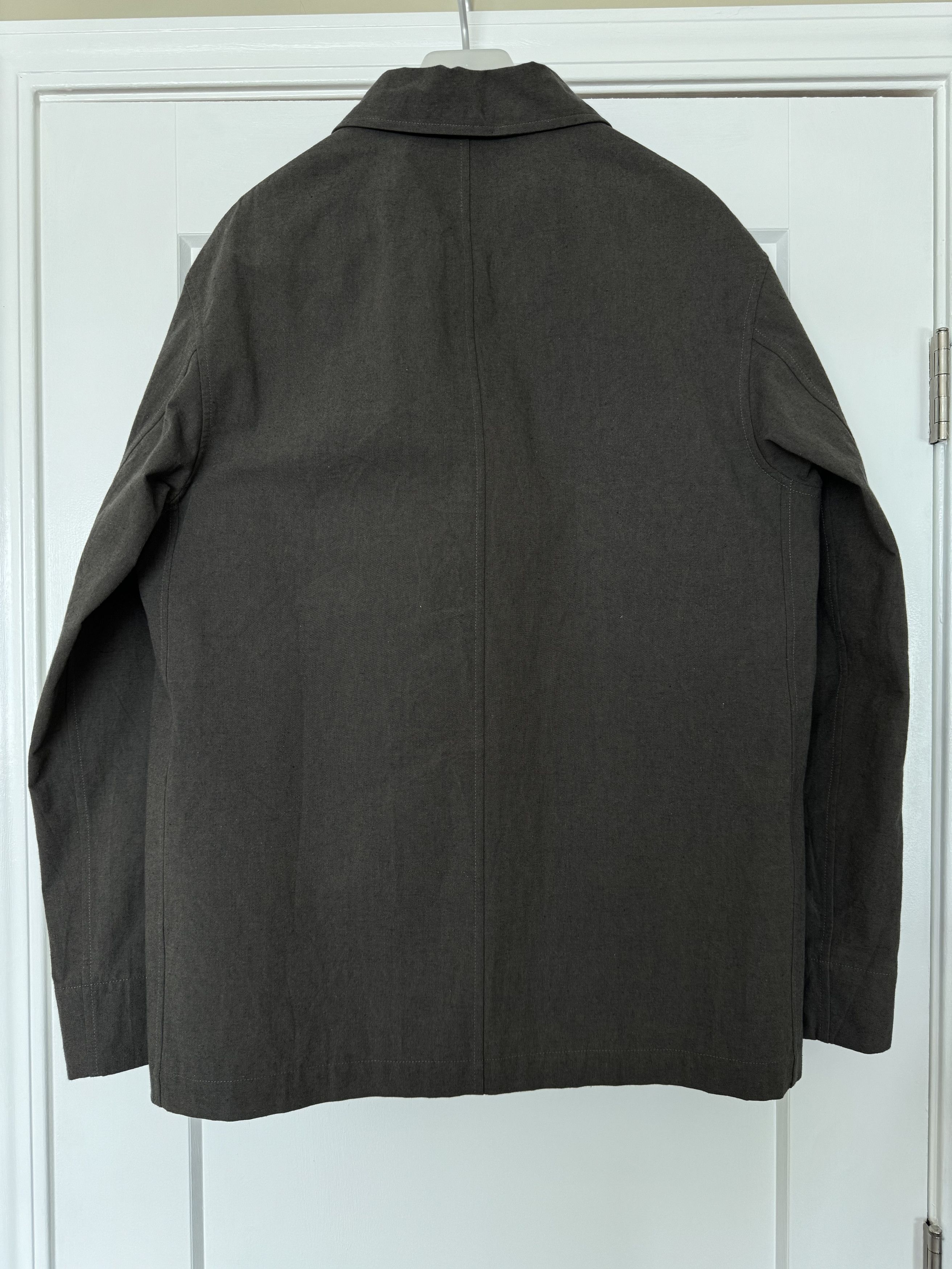 Margaret Howell MARGARET HOWELL BUTTON UP JACKET DENSE COTTON MOUSE Size US XS / EU 42 / 0 - 6 Thumbnail