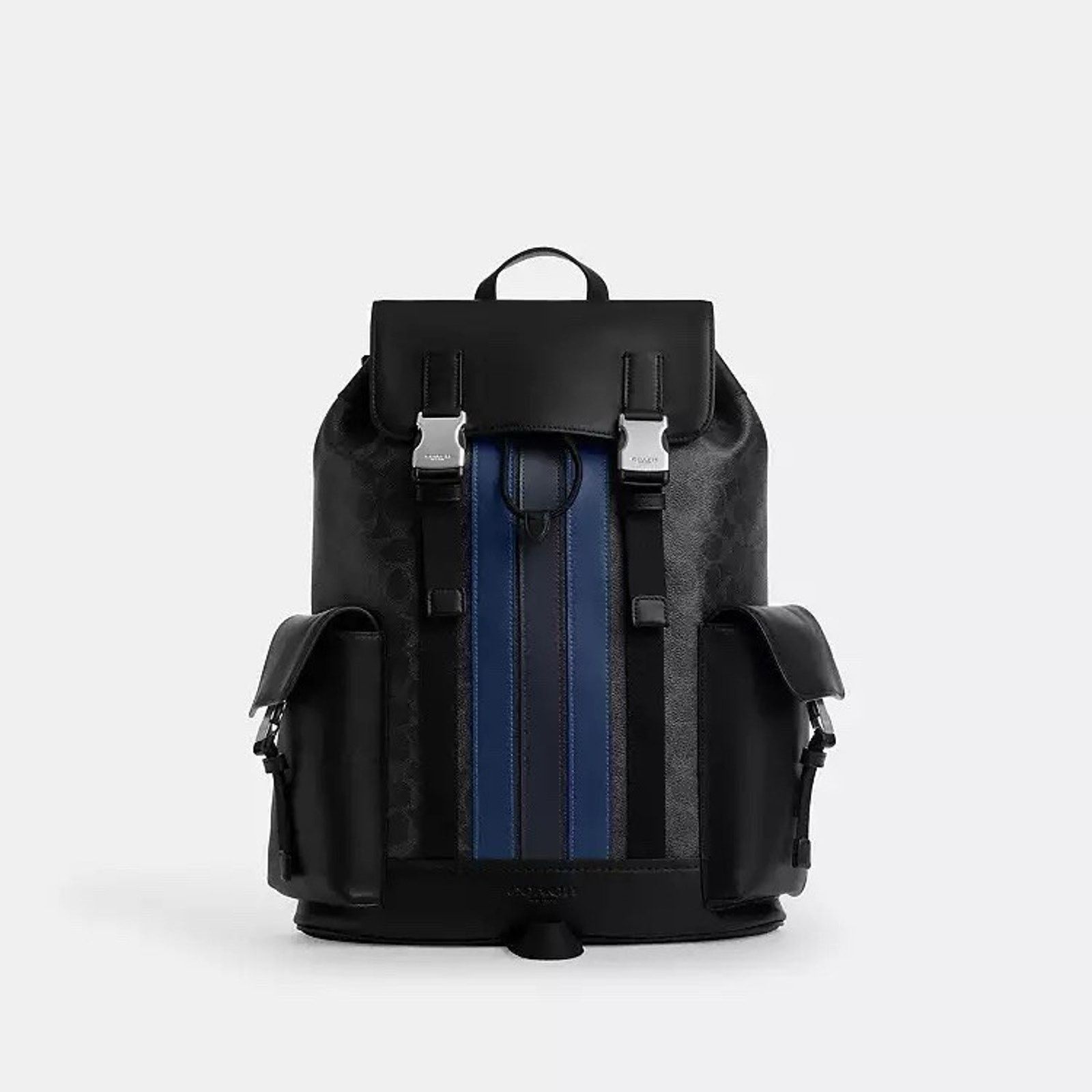 Coach NWT Coach MEN's Clark Backpack Silver/Black Multi CDC63 Size ONE SIZE - 8 Thumbnail