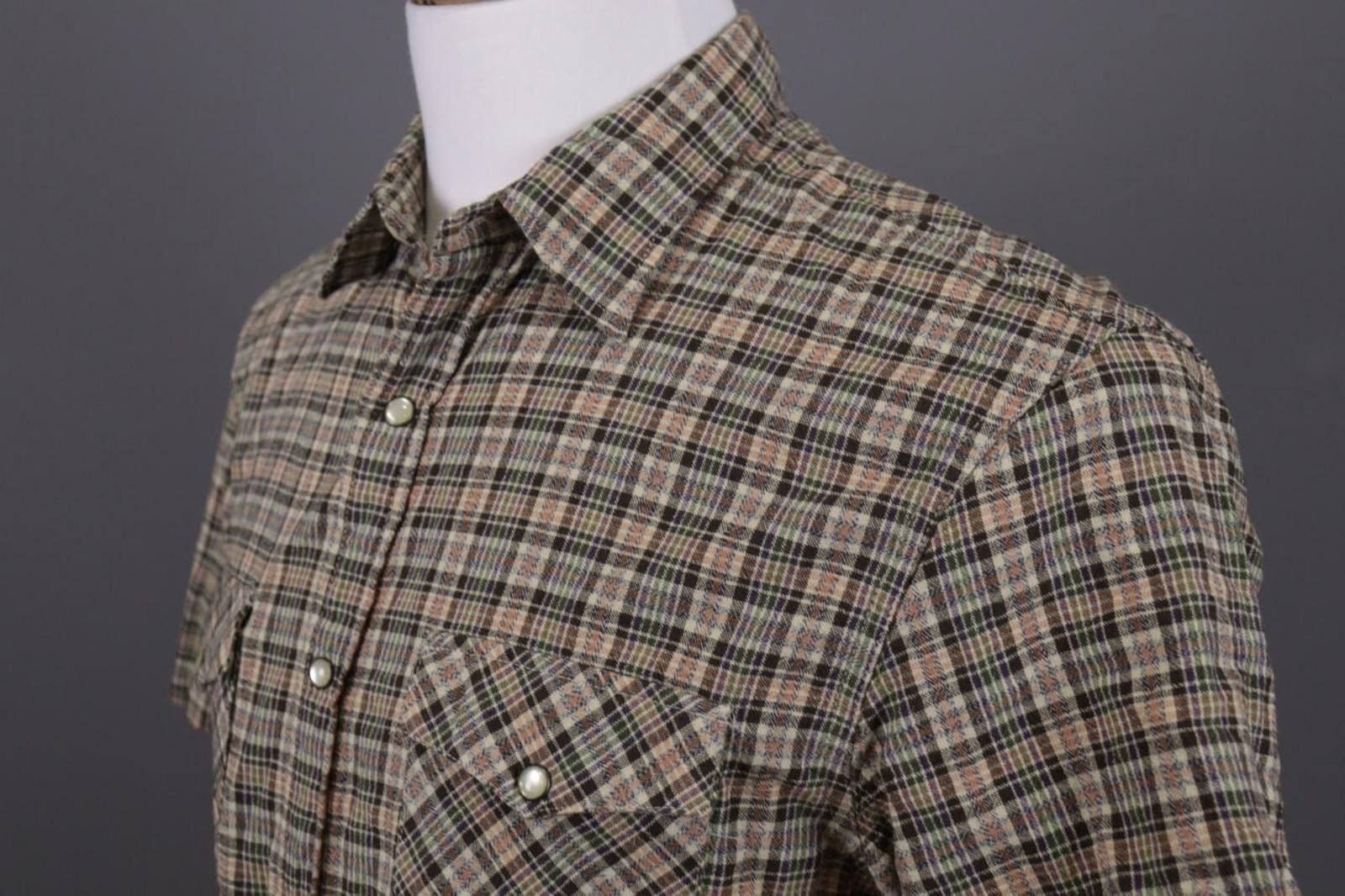 Denim & Supply Ralph Lauren Denim & Supply Ralph Lauren Brown Check Overshirt Shirt Sz L Size US L / EU 52-54 / 3 - 7 Thumbnail