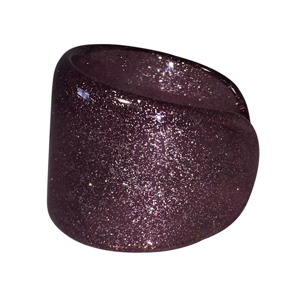 Gucci Gucci Glittered Pink Lucite Cuff Bracelet Size ONE SIZE - 3 Thumbnail