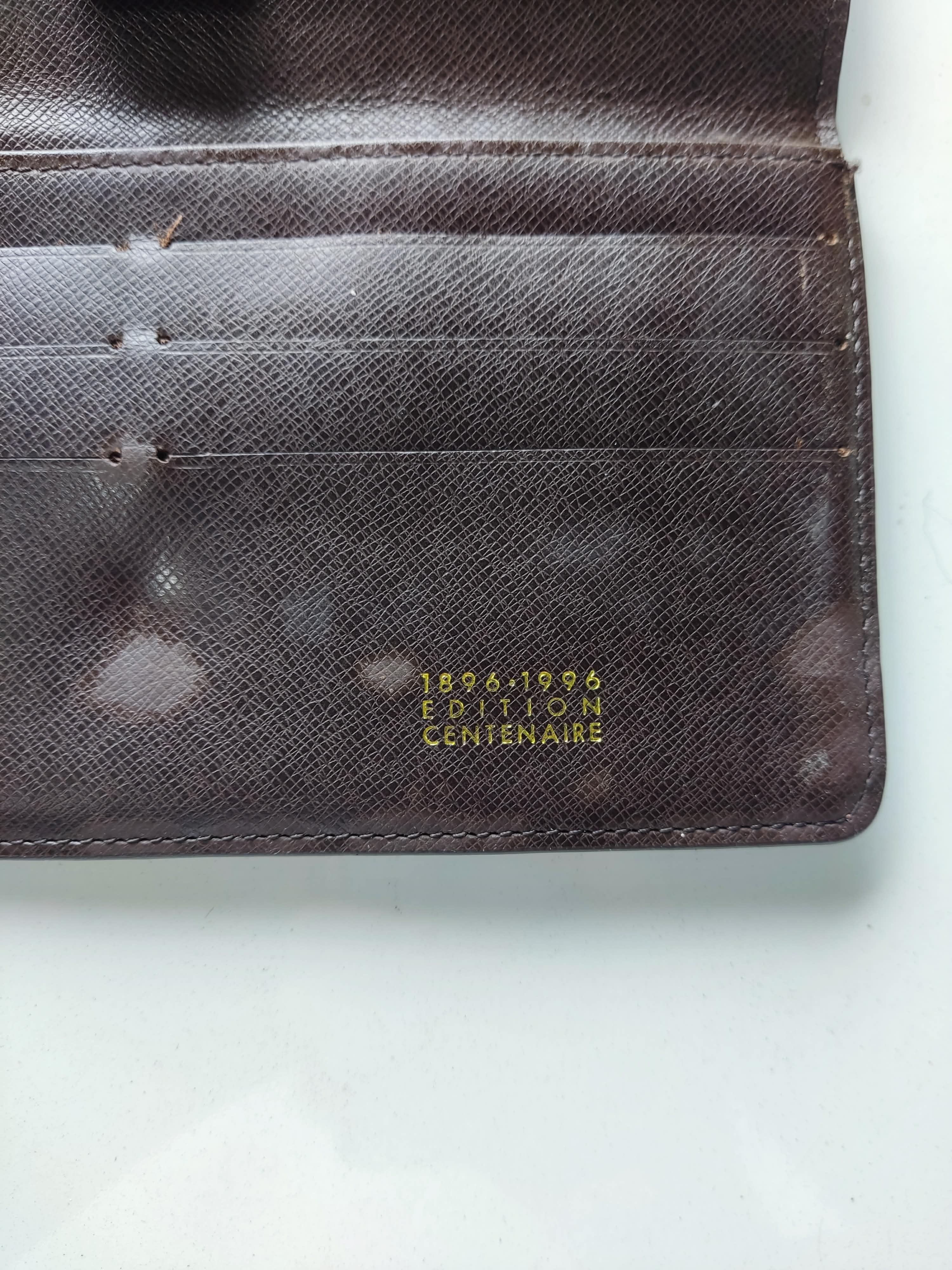 Louis Vuitton LOUIS VUITTON Limited Edition Damier Ebene Portefeuil Wallet Size ONE SIZE - 4 Thumbnail