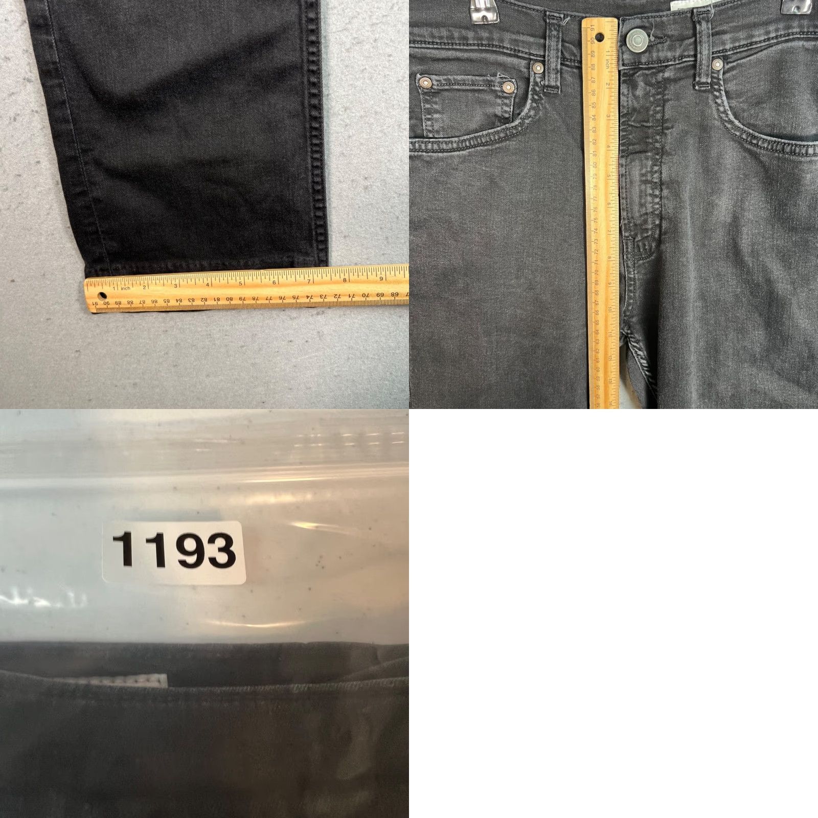 Zara Zara Jeans Female 8 Black Straight Denim Cotton Blend 5-Pocket Style Regular Rise Adult Womens Slimming Pockets Vintage No Size 30" / US 8 / IT 44 - 8 Thumbnail