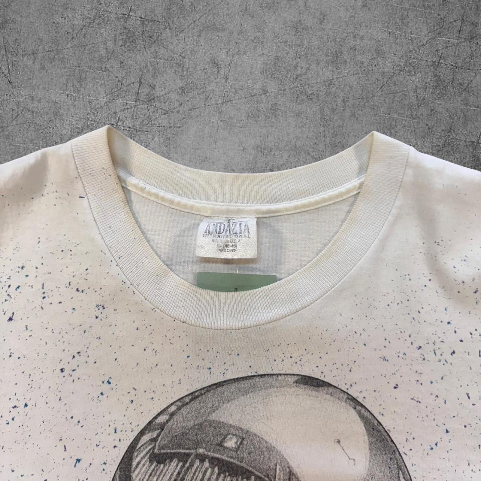 Vintage Vintage 1990s MC Escher All Over Print Art Tee Size US XL / EU 56 / 4 - 6 Thumbnail