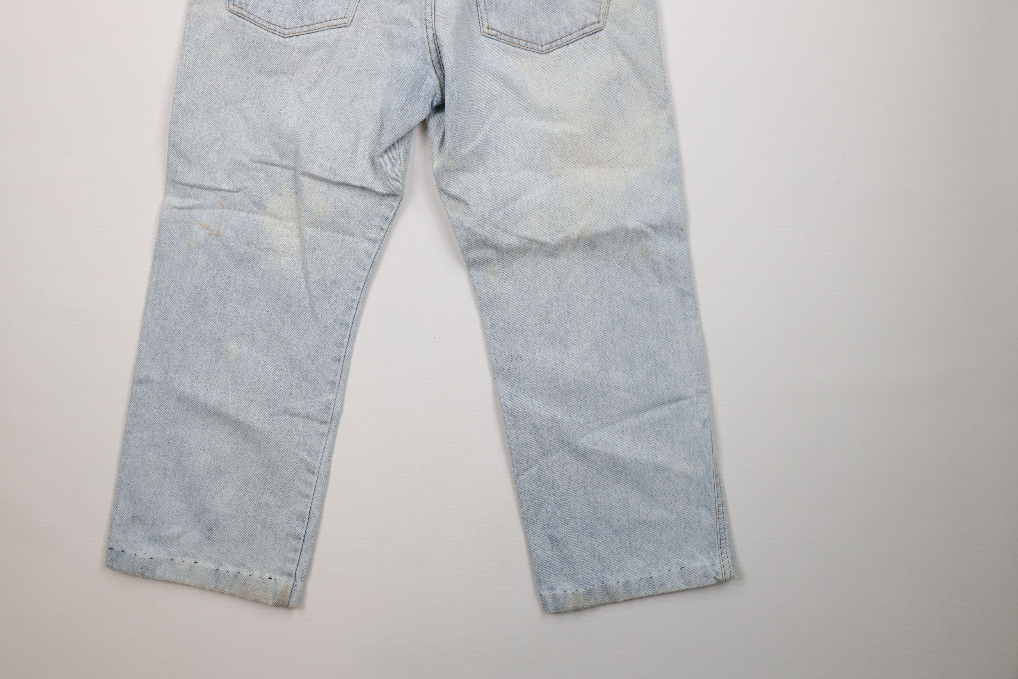 Vintage Vintage 70s Streetwear Wide Leg Flared Denim Jeans Blue USA Size US 32 / EU 48 - 14 Thumbnail