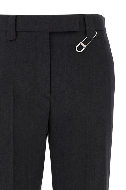 Prada PRADA Gray Wool Pants New & Authentic Size 28" / US 6 / IT 42 - 3 Thumbnail